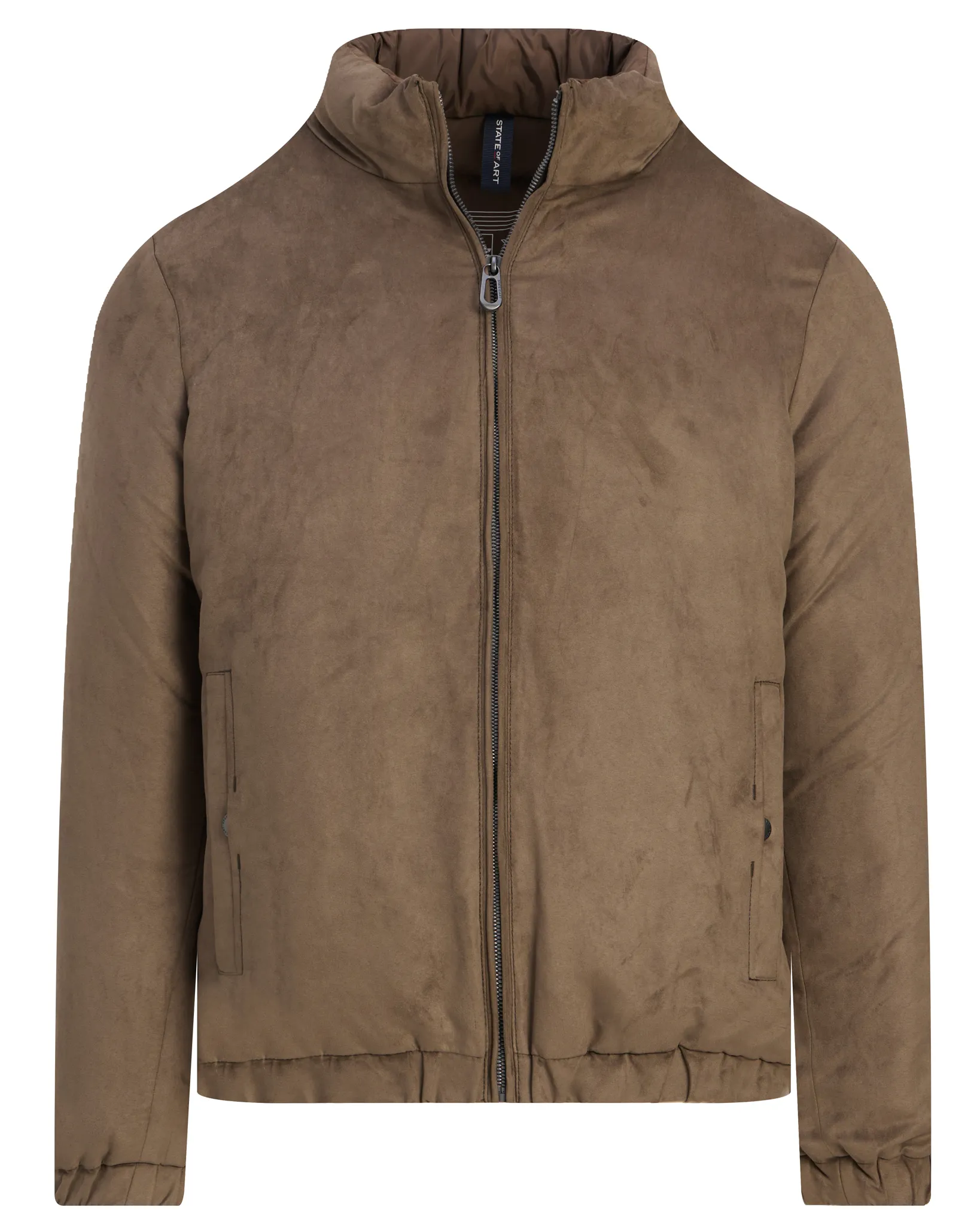 State of Art Gewatteerde jas Donker bruin 113050-001-4XL