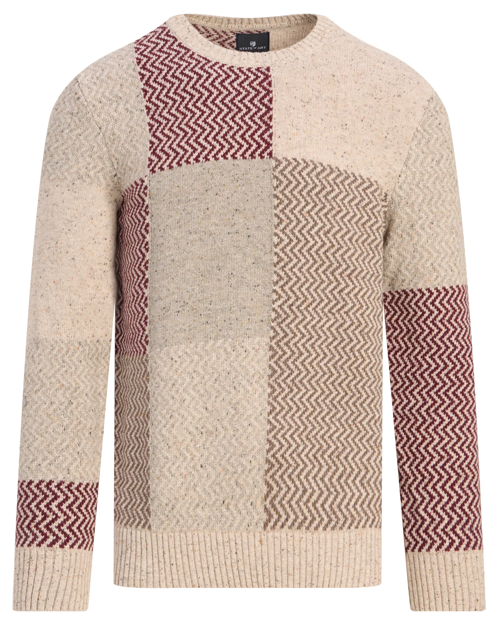 State of Art Trui ronde hals Multicolor 113054-001-4XL
