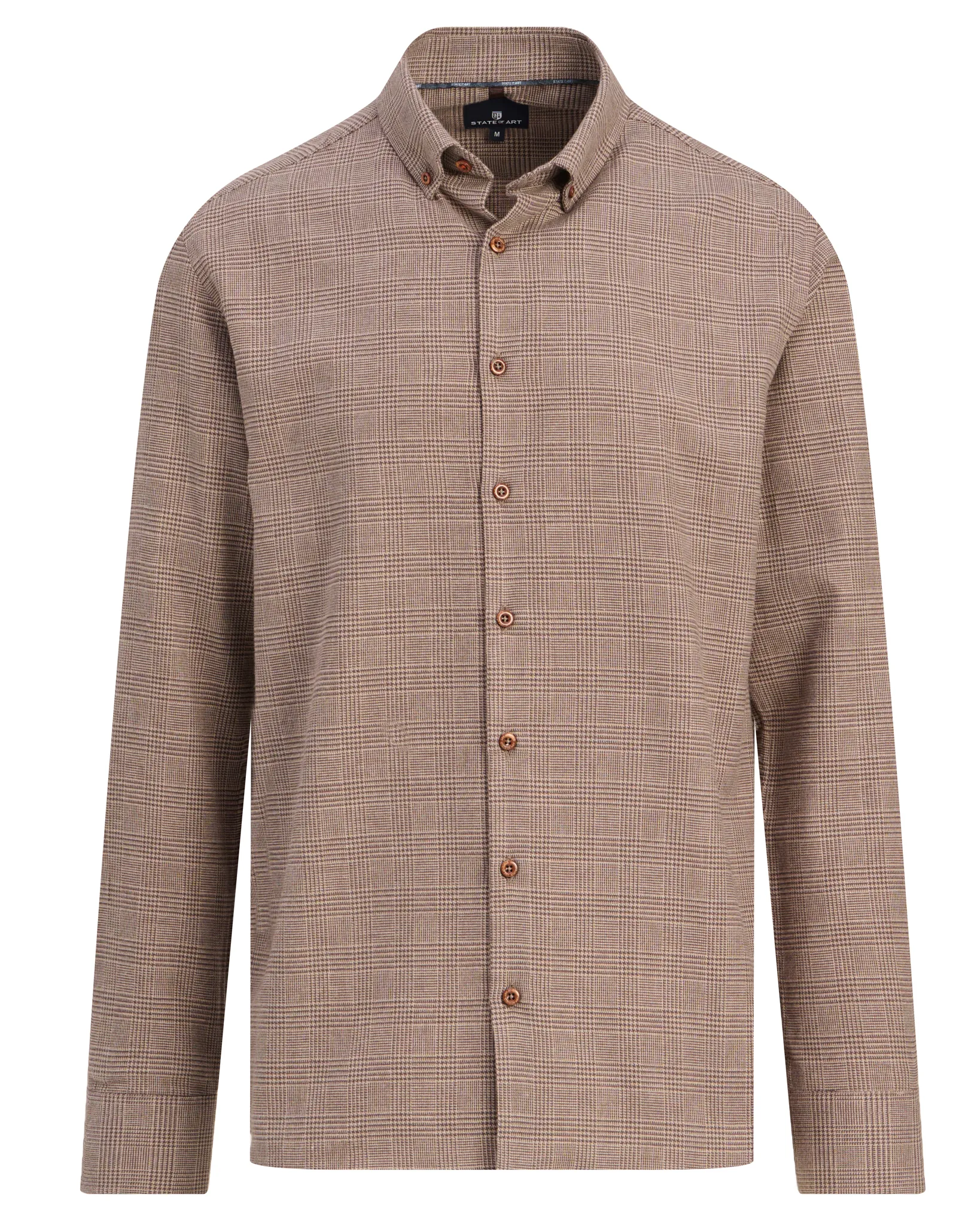 State of Art Casual overhemd Bruin 113067-001-L