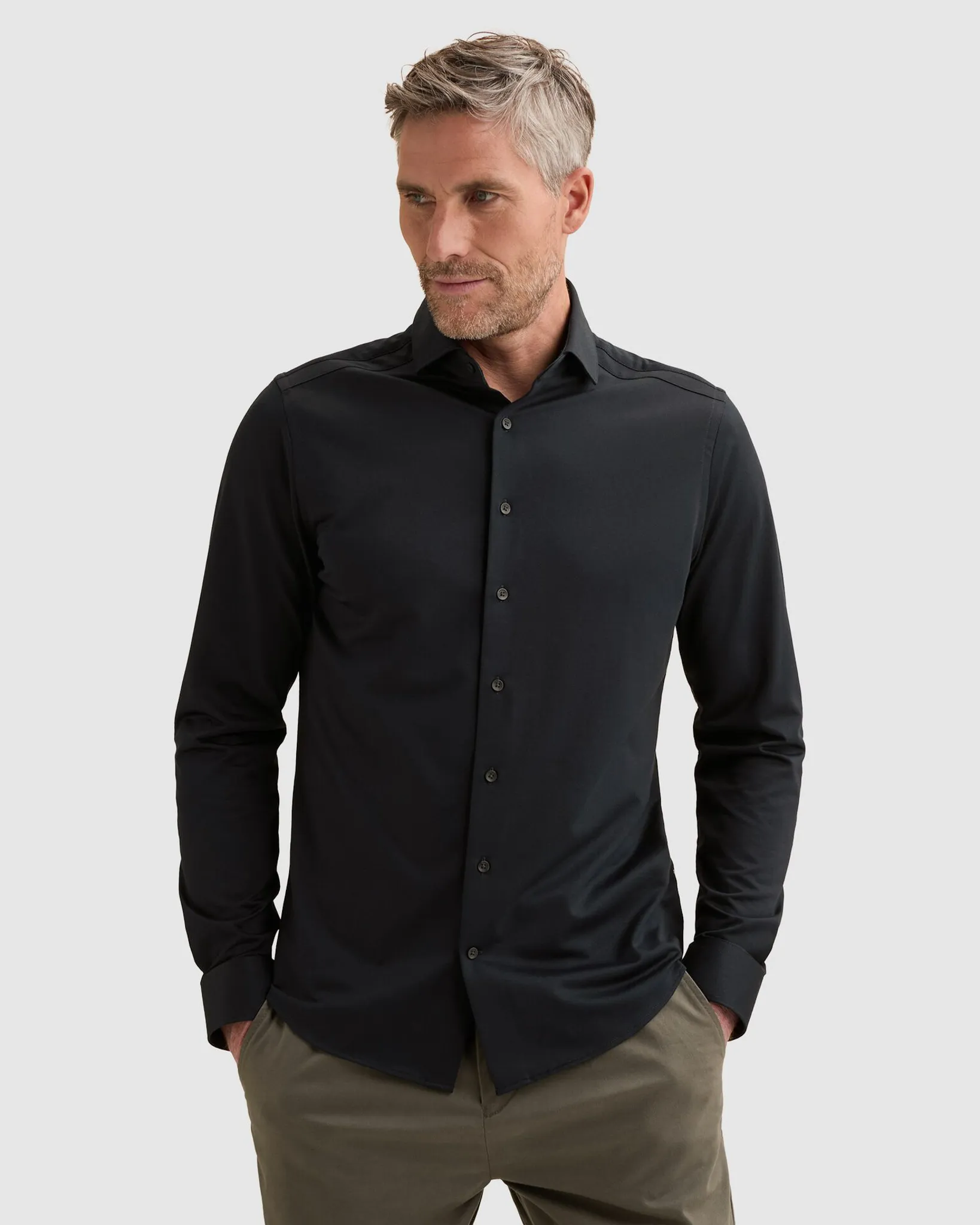 Vanguard Casual Overhemd Blauw 113125-001-L