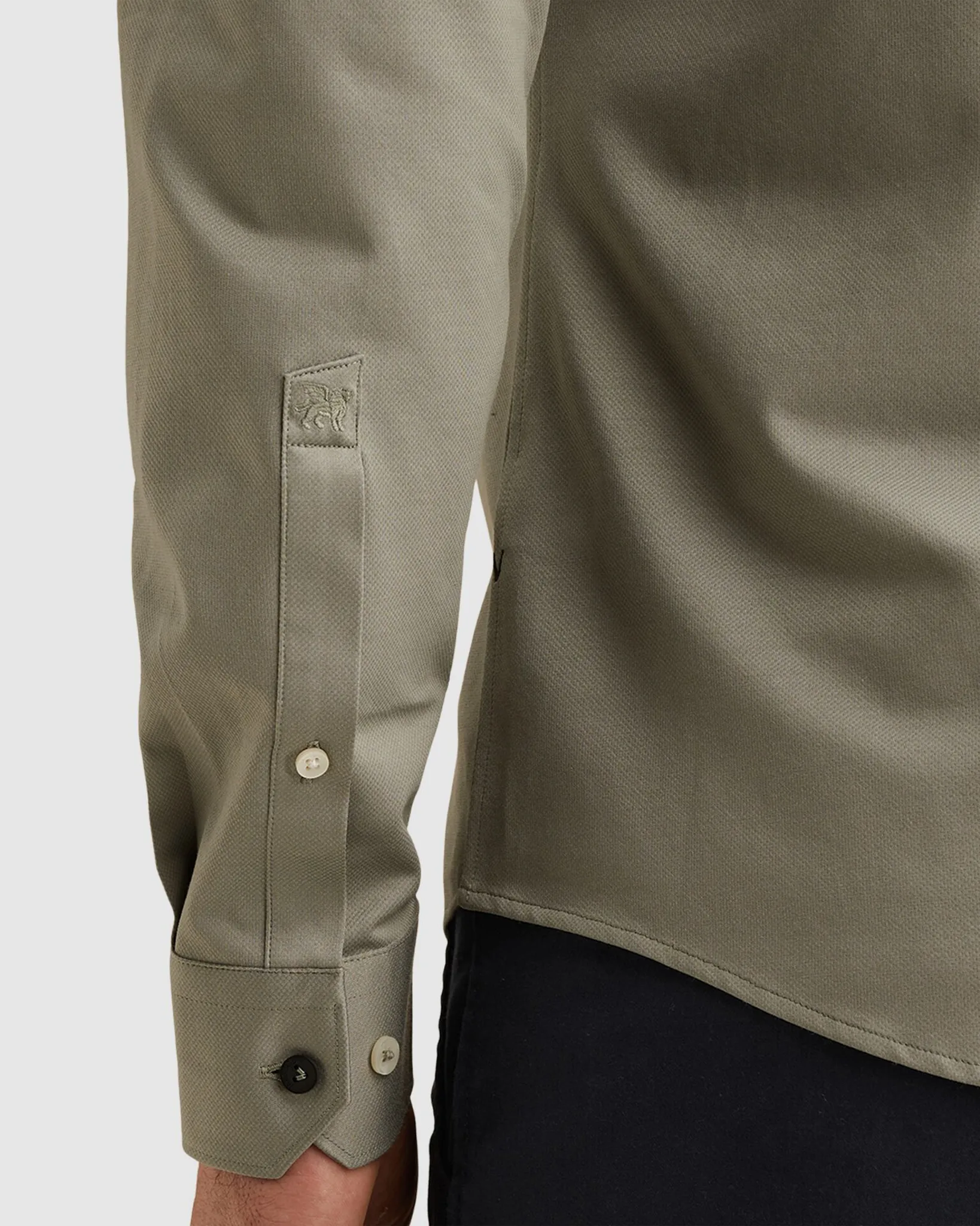 Vanguard Casual Overhemd Groen 113126-001-L