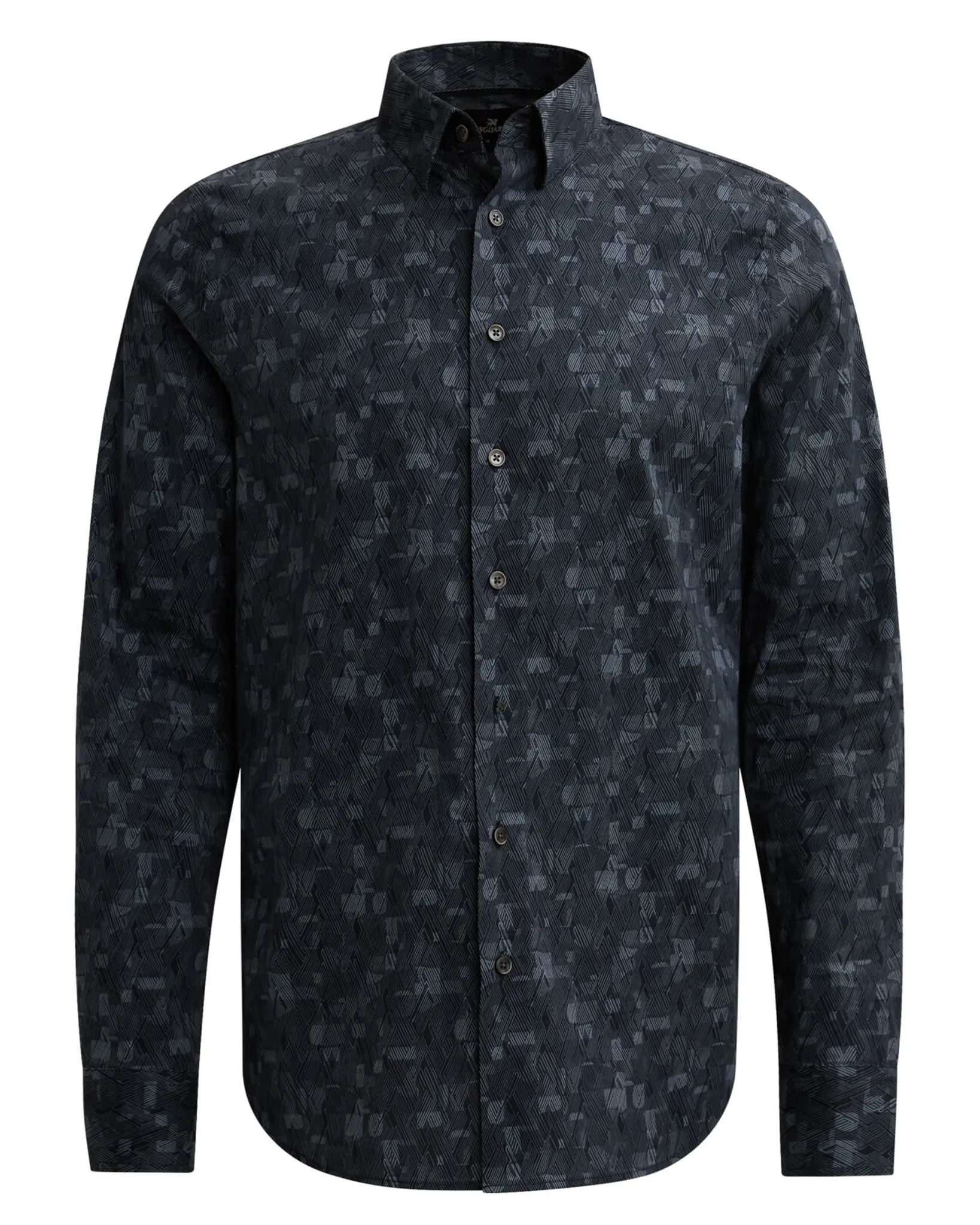 Vanguard Casual overhemd Blauw 113136-001-M