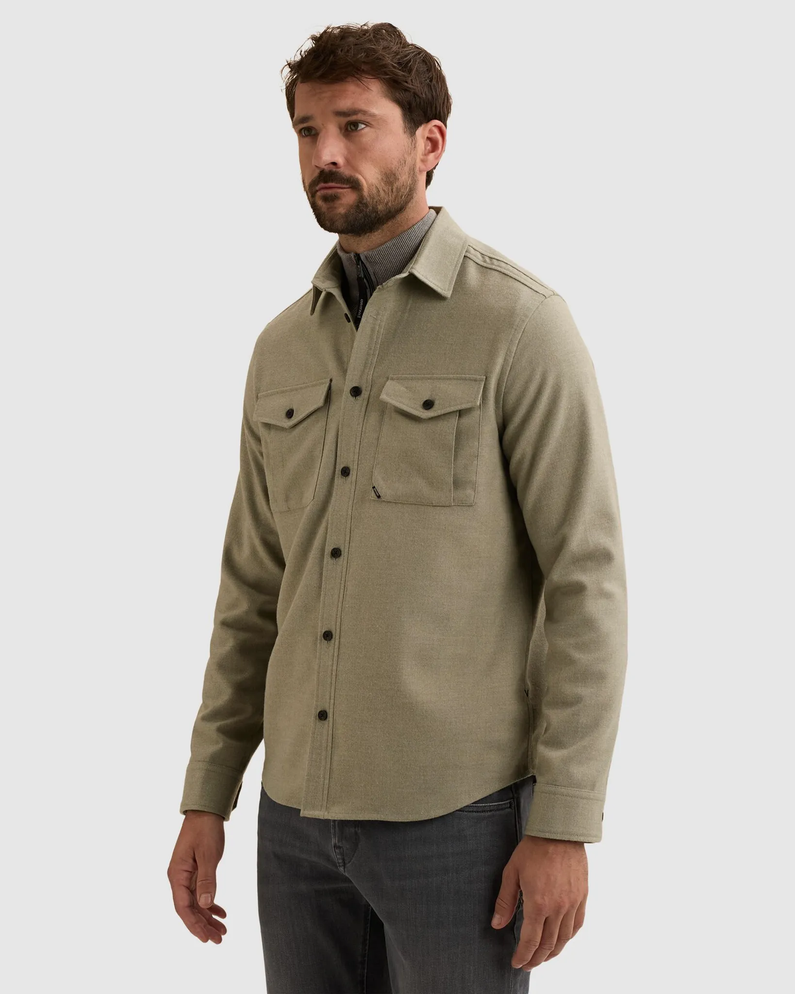 Vanguard Casual overhemd Groen 113139-001-M