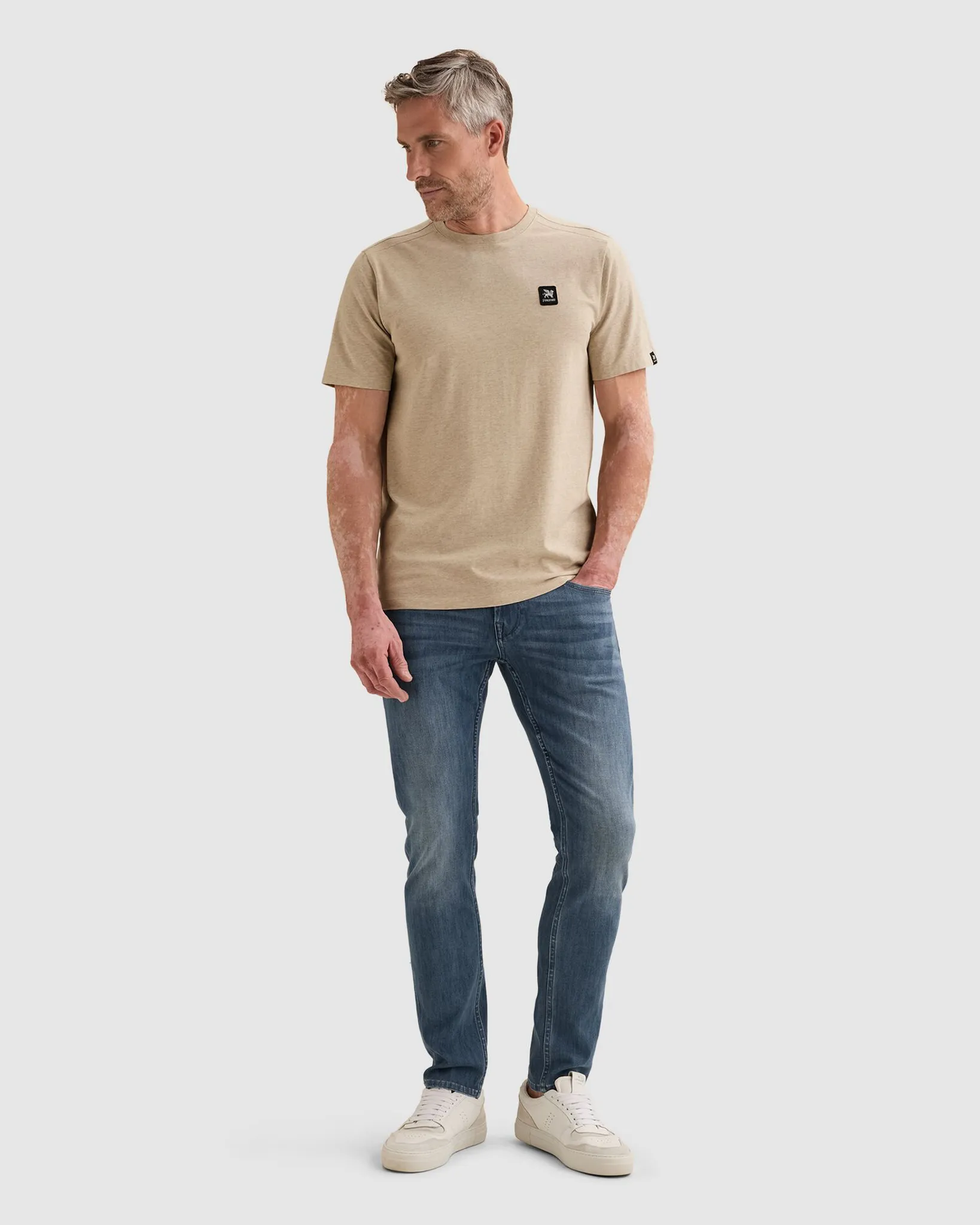 Vanguard T-shirt Zilver 113148-001-M