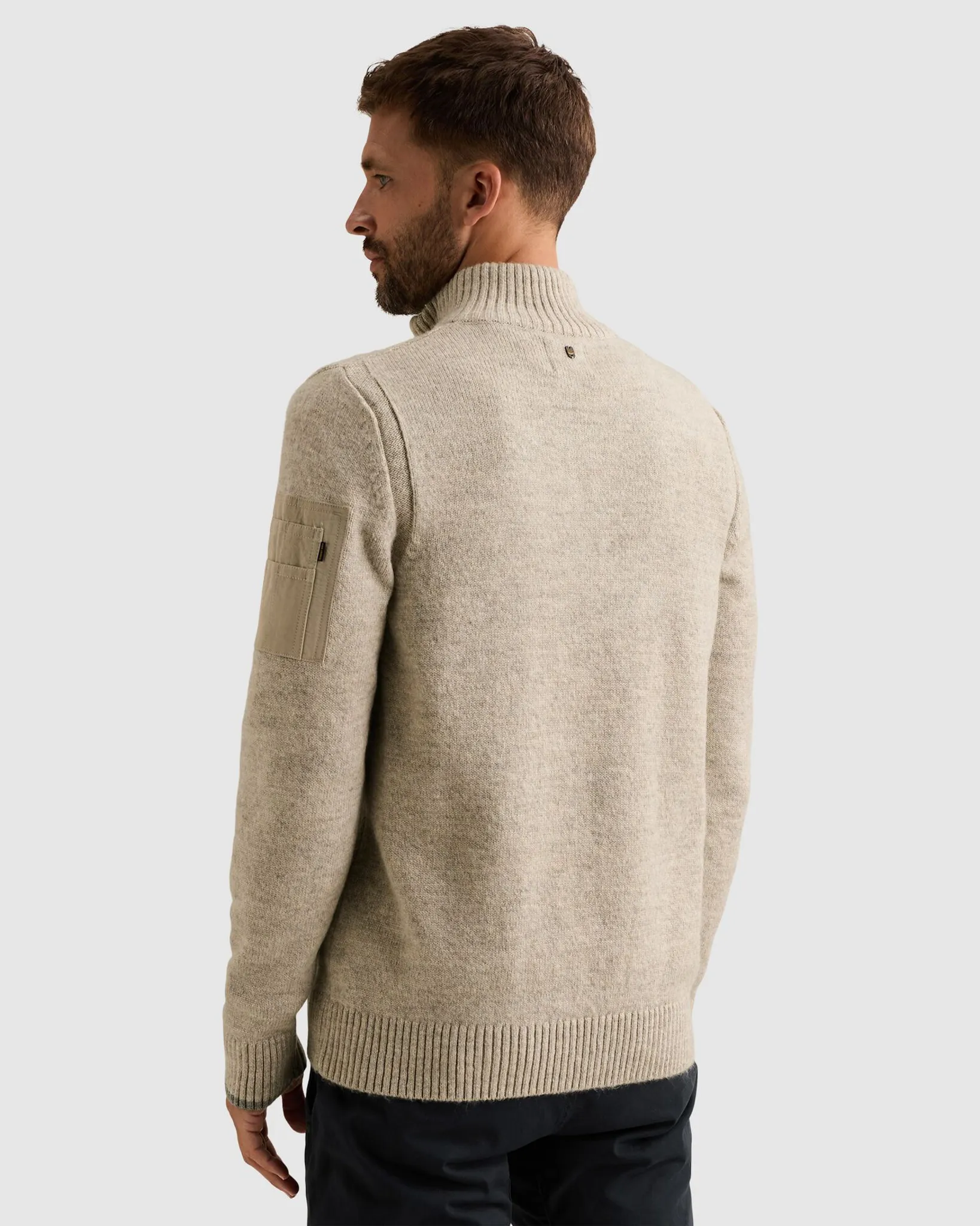 PME Legend Trui ronde hals Wit 113217-001-L