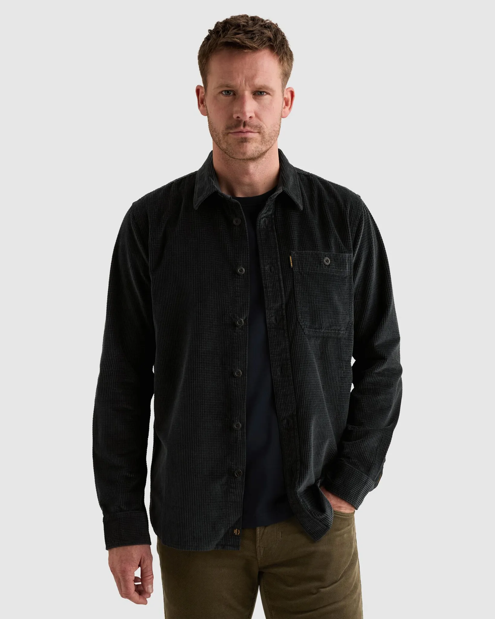 PME Legend Casual overhemd Blauw 113222-001-L