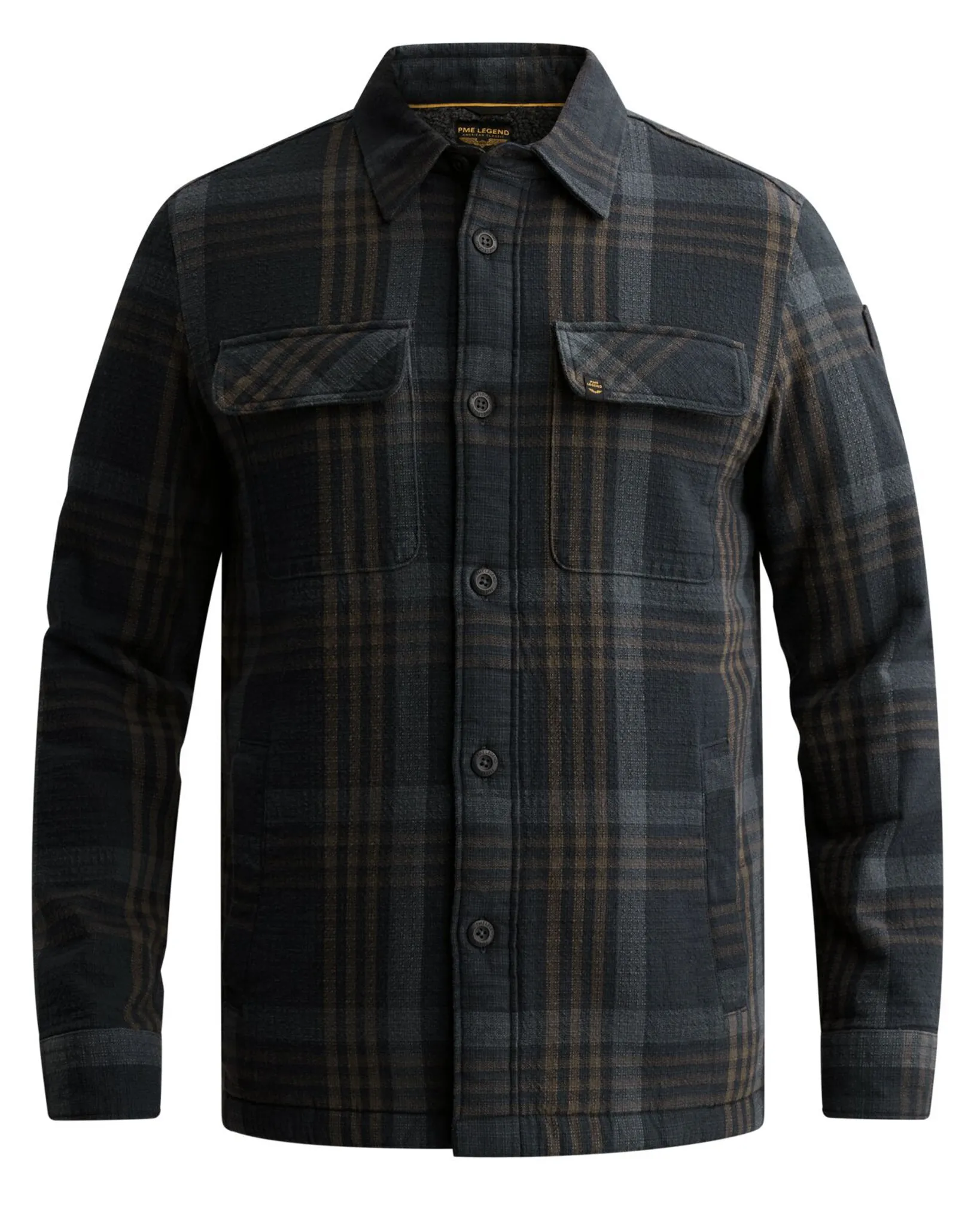 PME Legend Casual overhemd Blauw 113224-001-L