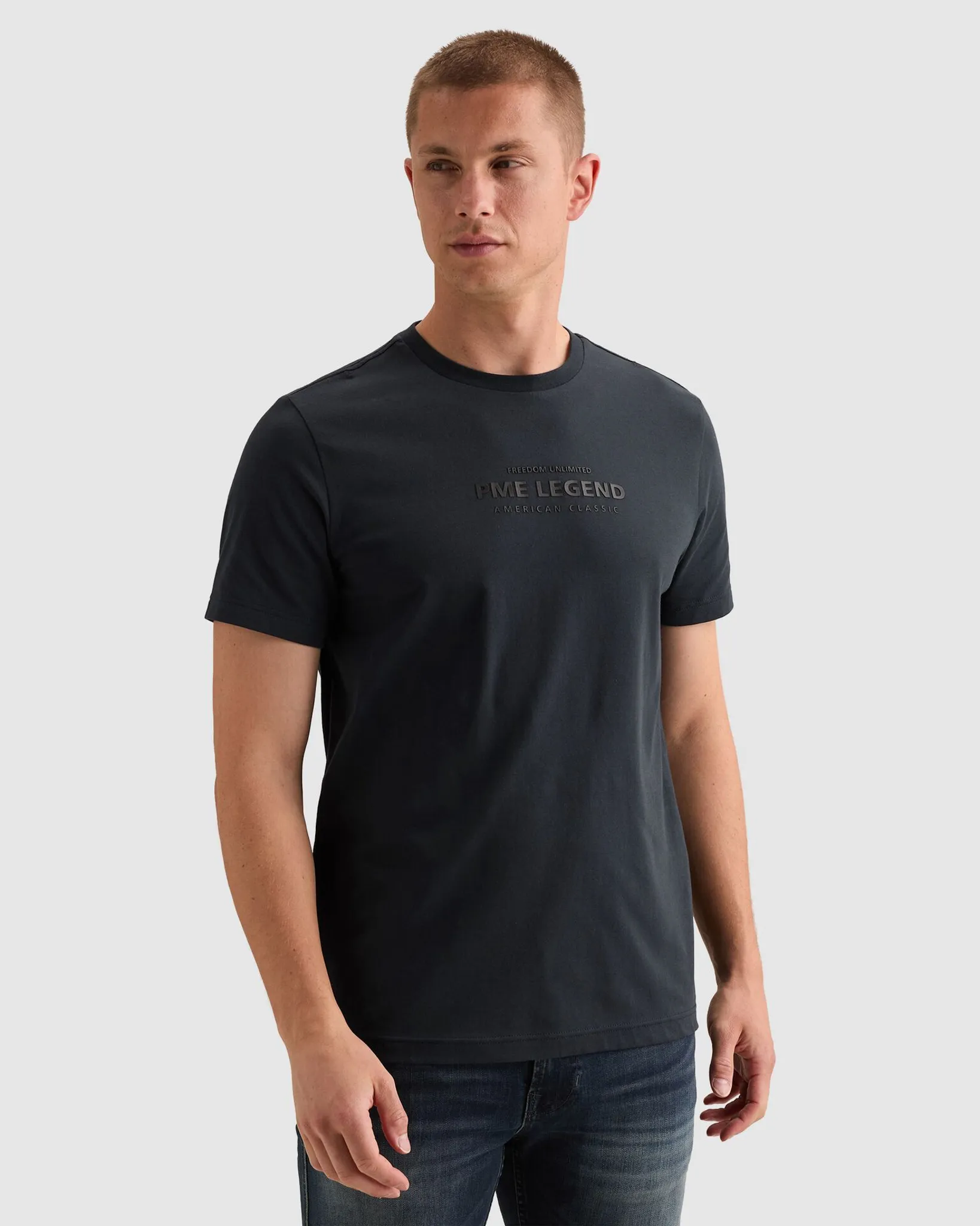 PME Legend T-shirt Blauw 113235-001-L