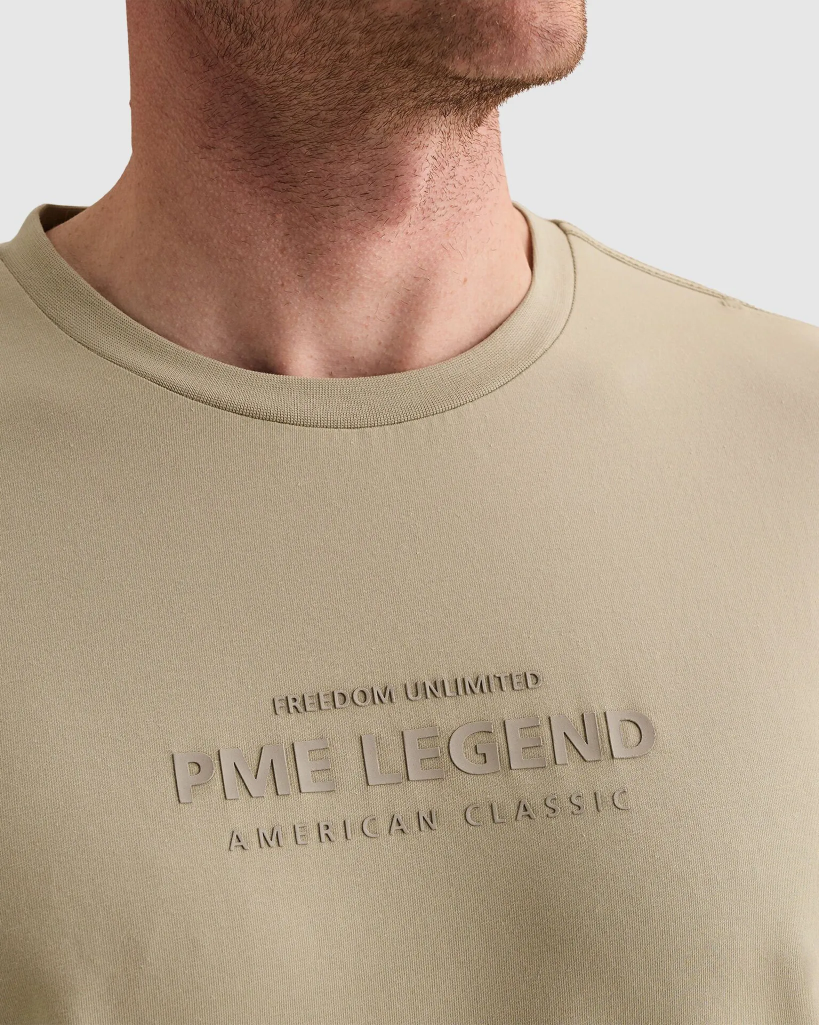 PME Legend T-shirt Sand 113236-001-L