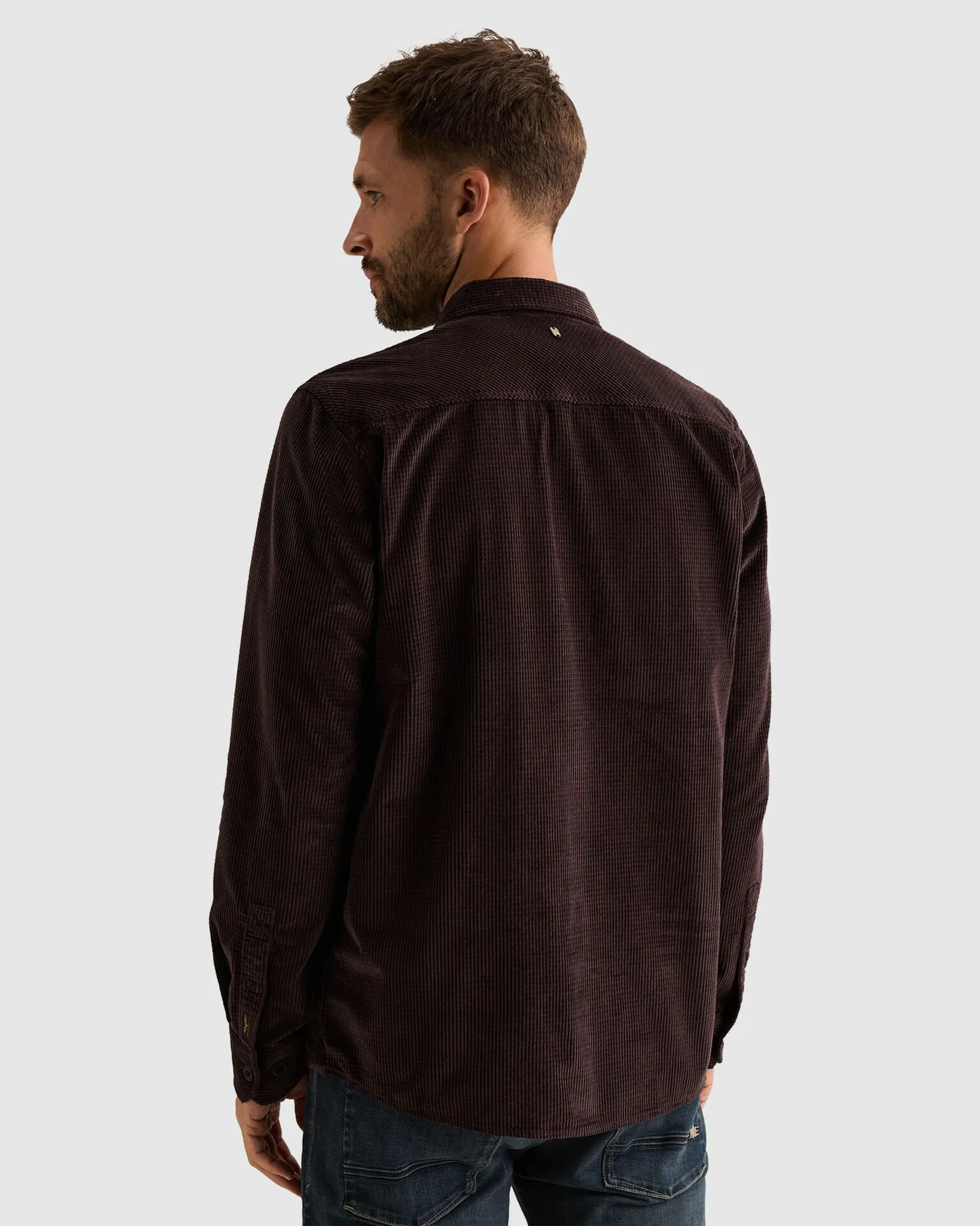 PME Legend Casual overhemd Paars 113241-001-L