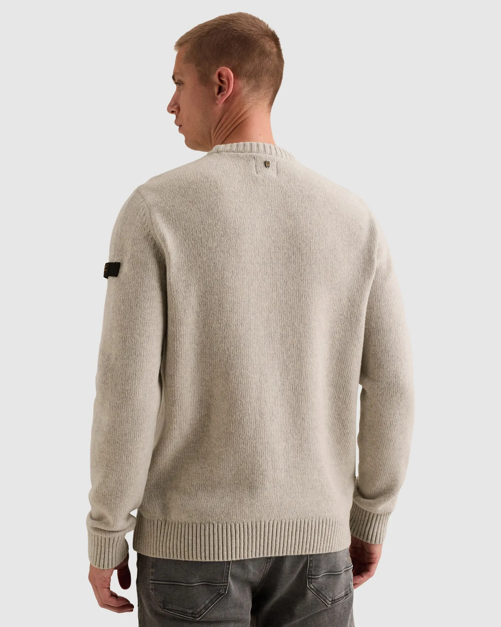 PME Legend Trui ronde hals Wit 113276-001-L