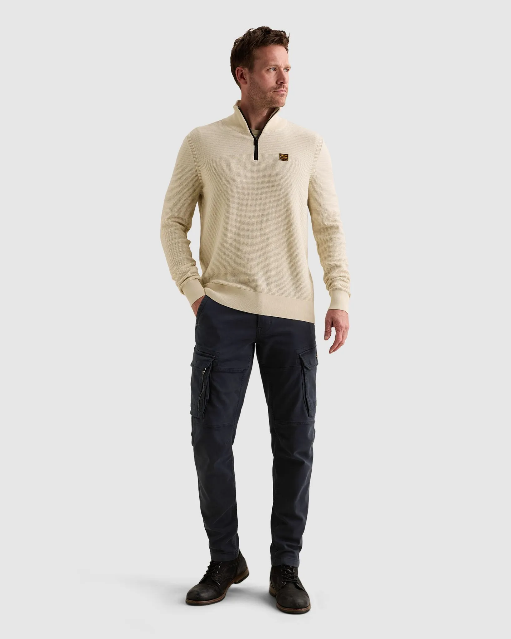 PME Legend Schipperstrui Wit 113281-001-L
