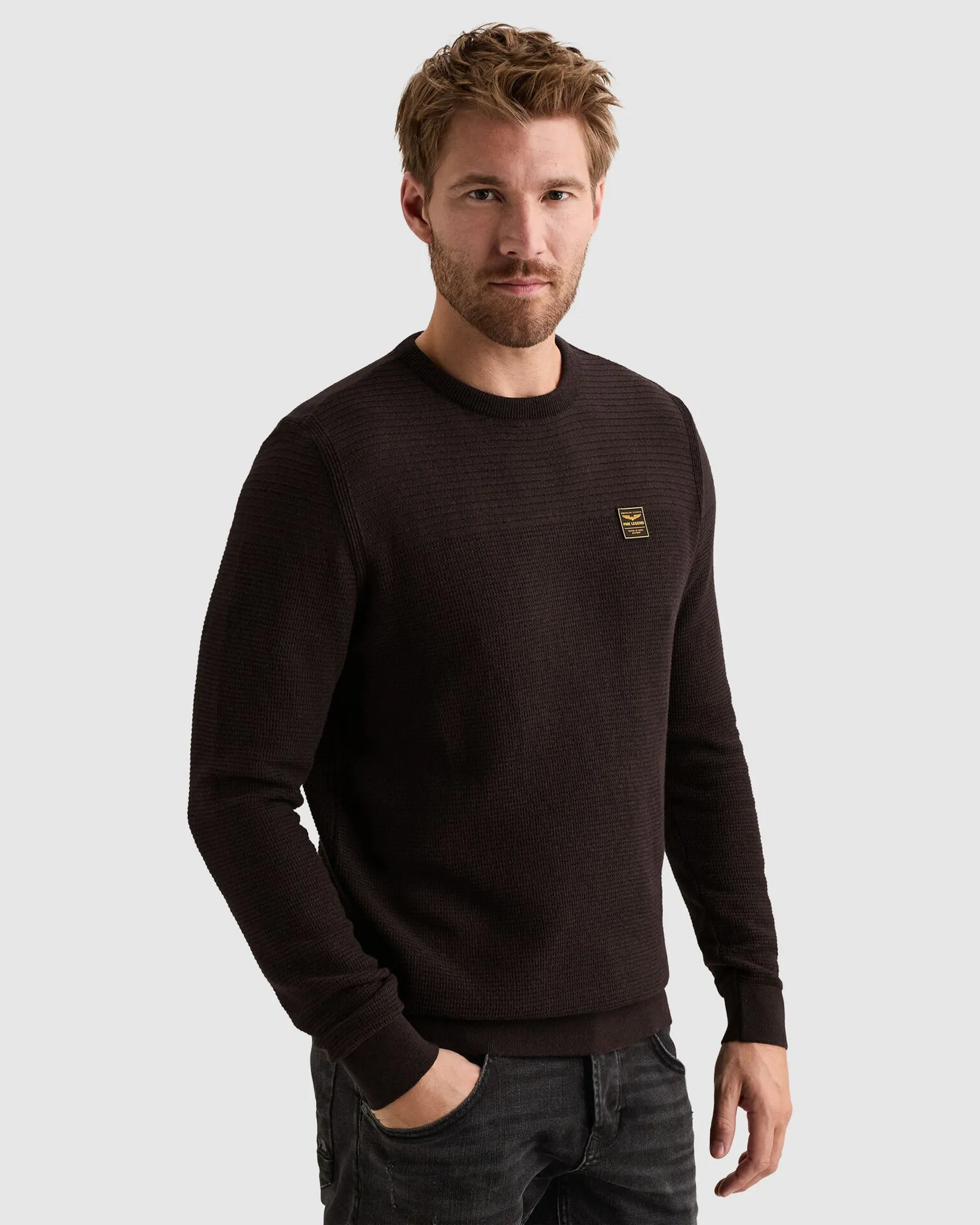 PME Legend Trui ronde hals Paars 113282-001-L