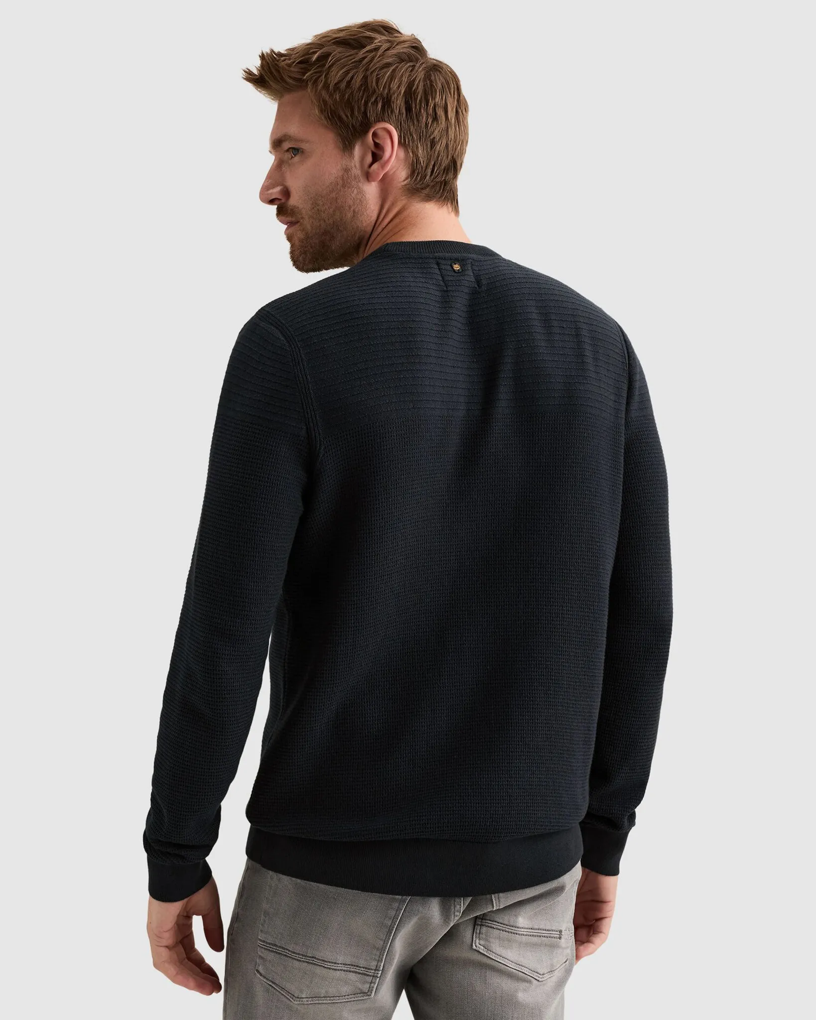 PME Legend Trui ronde hals Blauw 113283-001-L