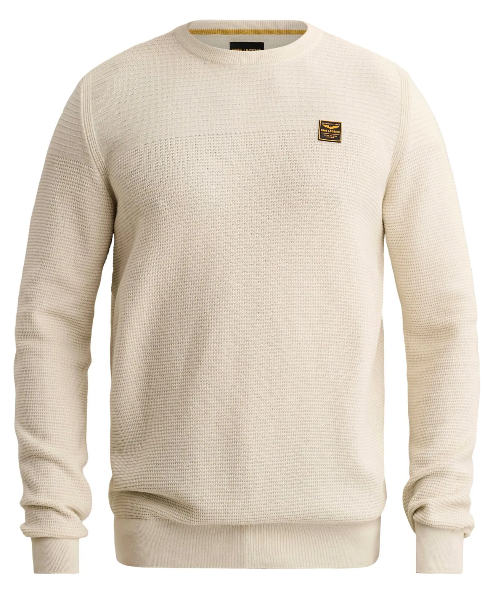 PME Legend Trui ronde hals Wit 113284-001-L