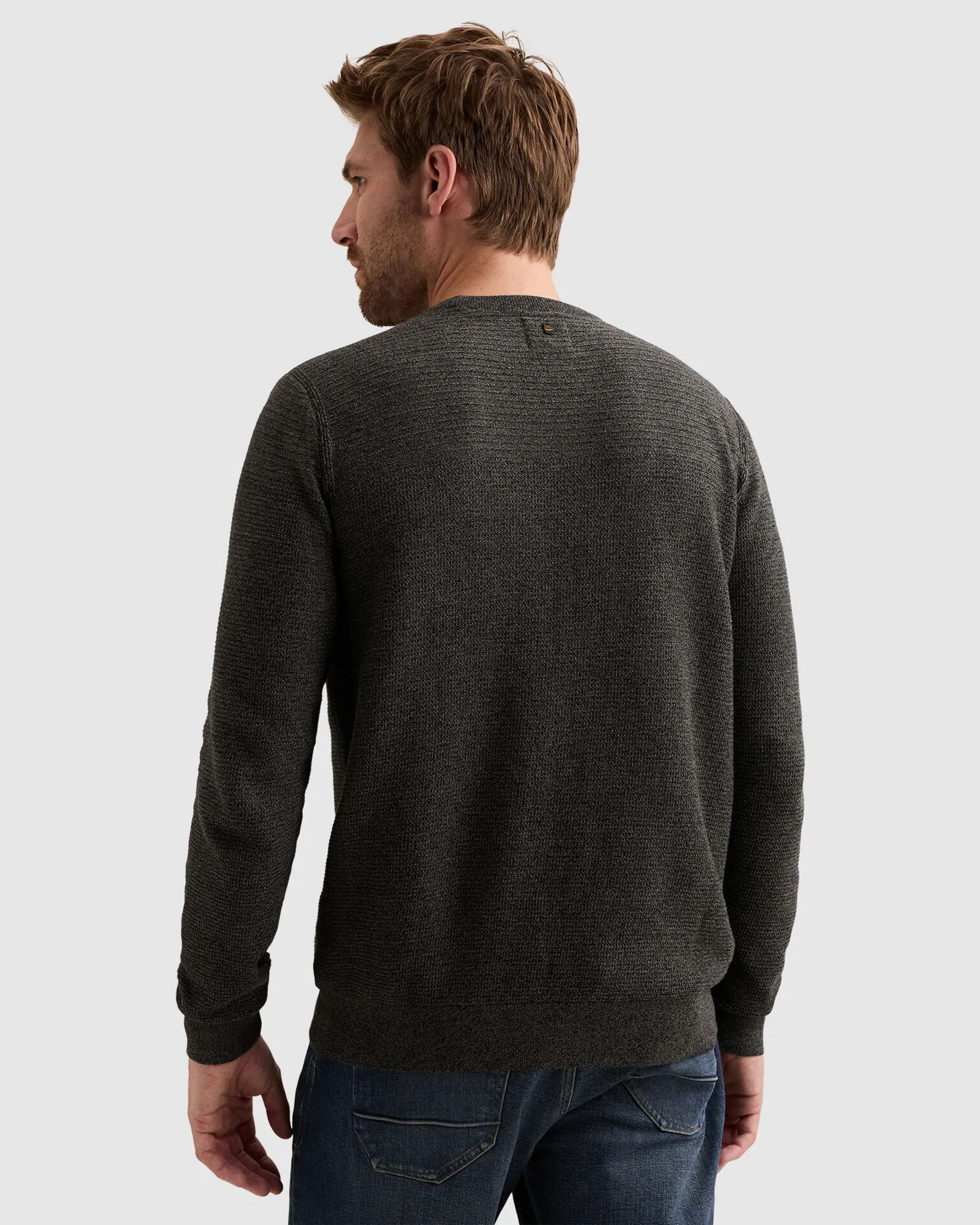 PME Legend Trui ronde hals Zwart 113285-001-L