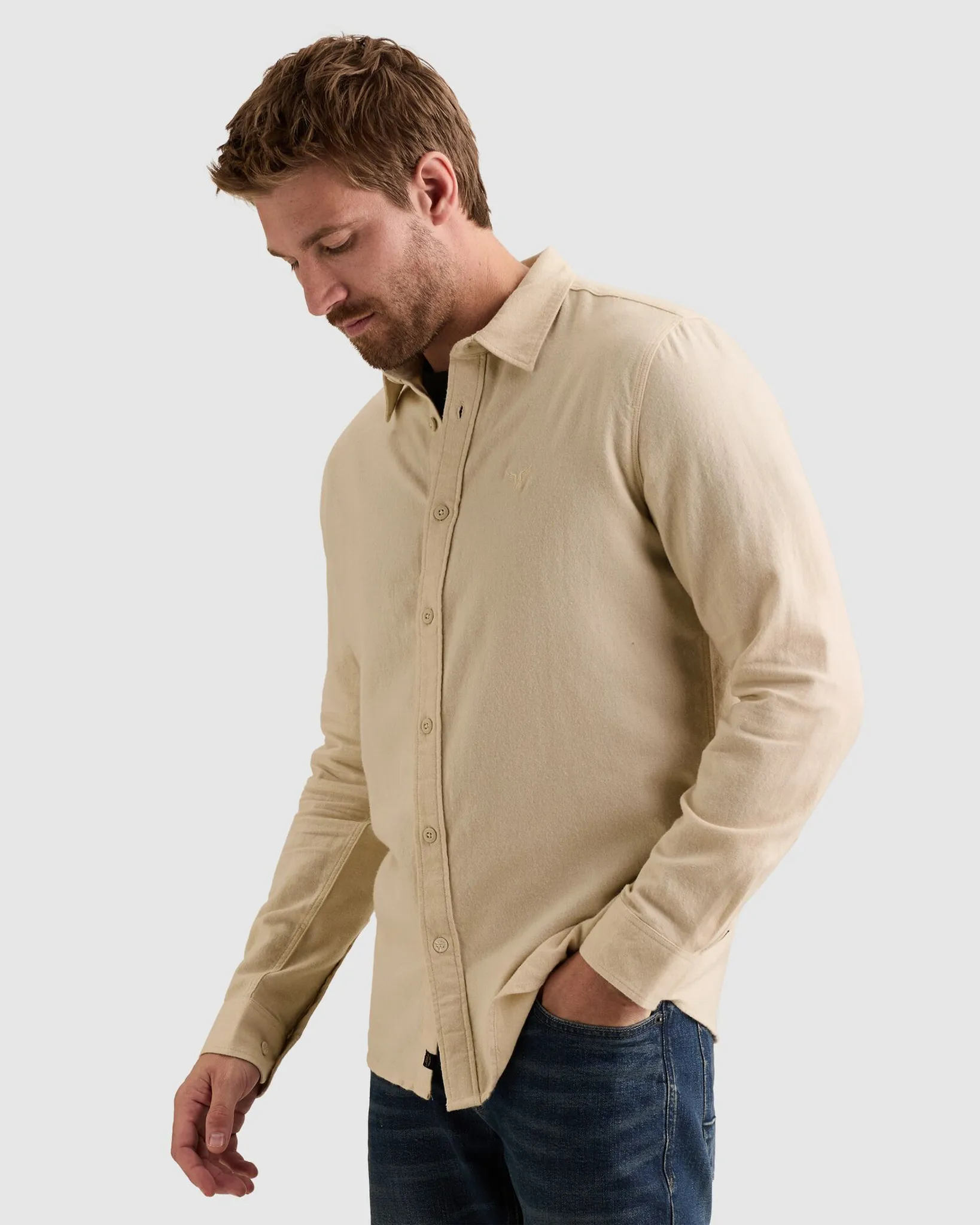 PME Legend Casual overhemd Wit 113286-001-L