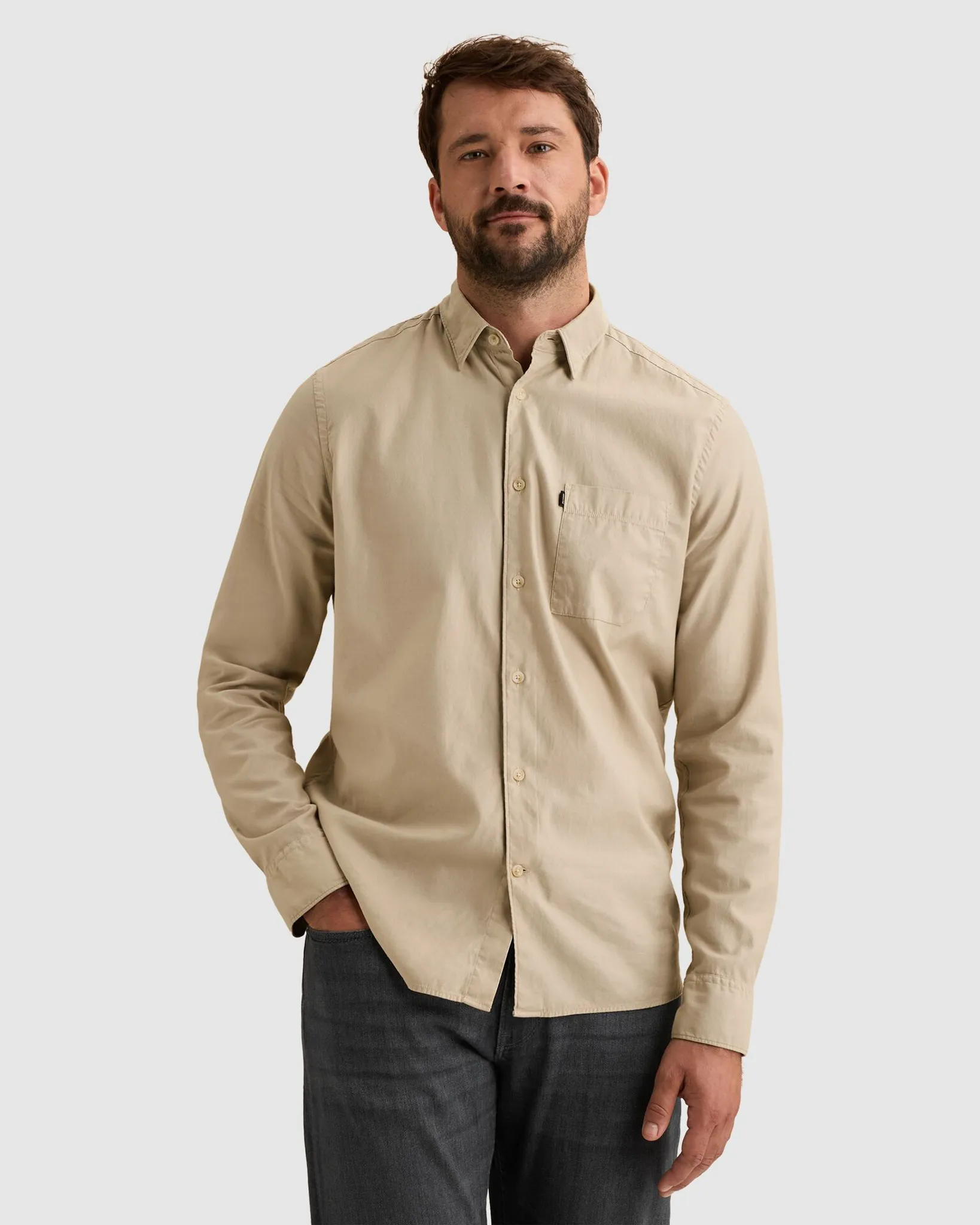 Vanguard Casual overhemd Zilver 113309-001-L
