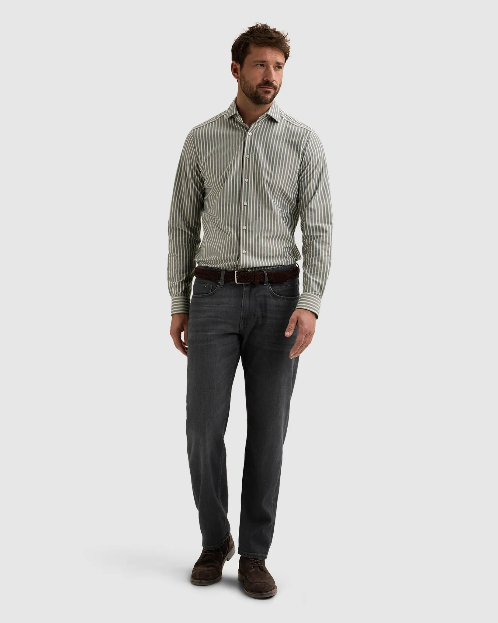 Vanguard Casual overhemd Blauw 113310-001-L