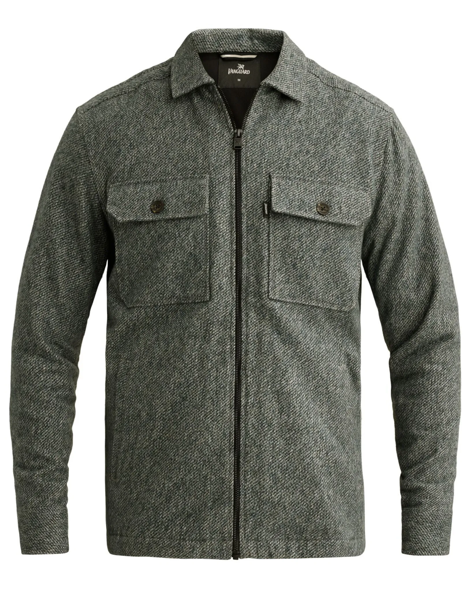 Vanguard Casual overhemd Donker groen 113311-001-L