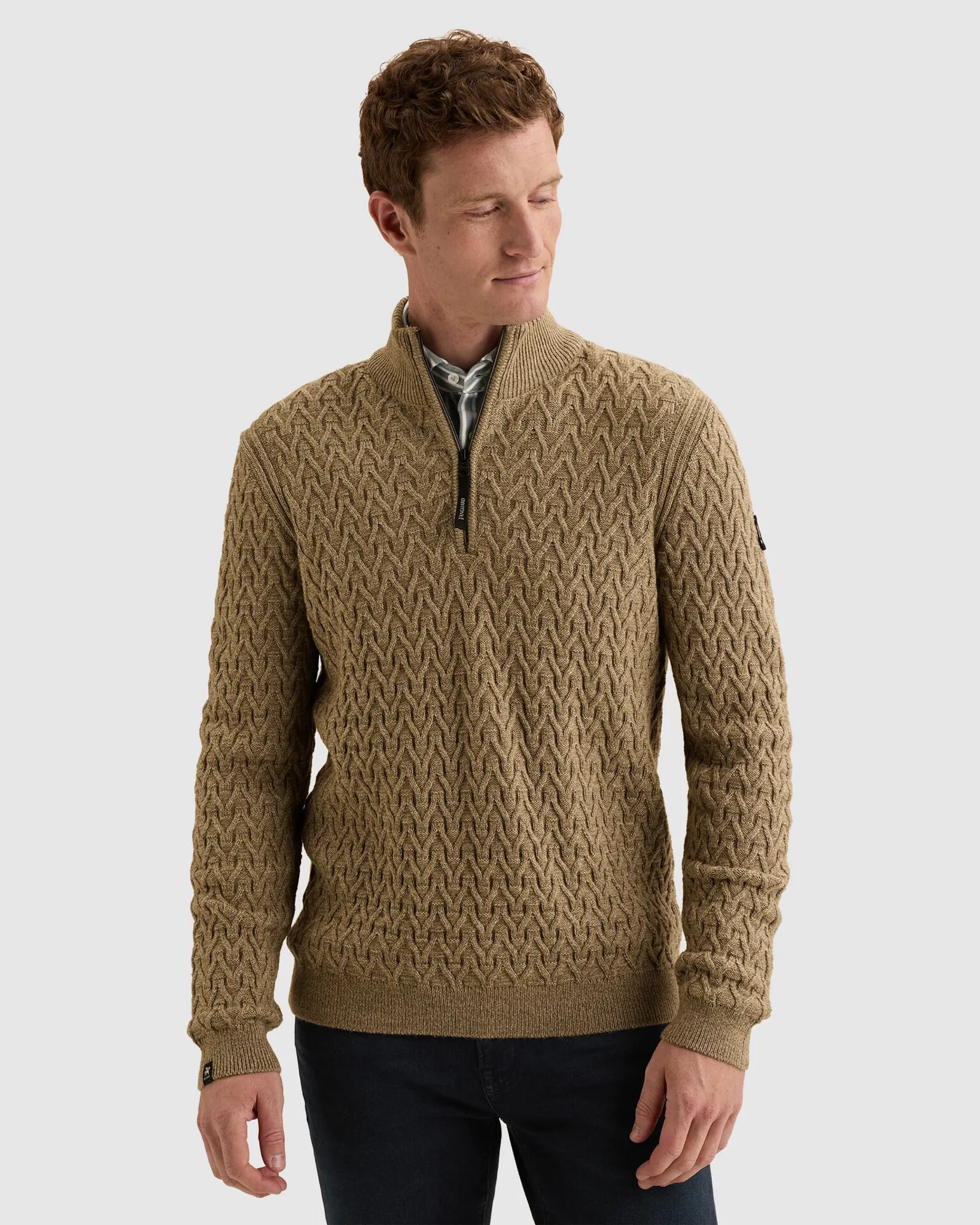 Vanguard Schipperstrui Beige 113320-001-L