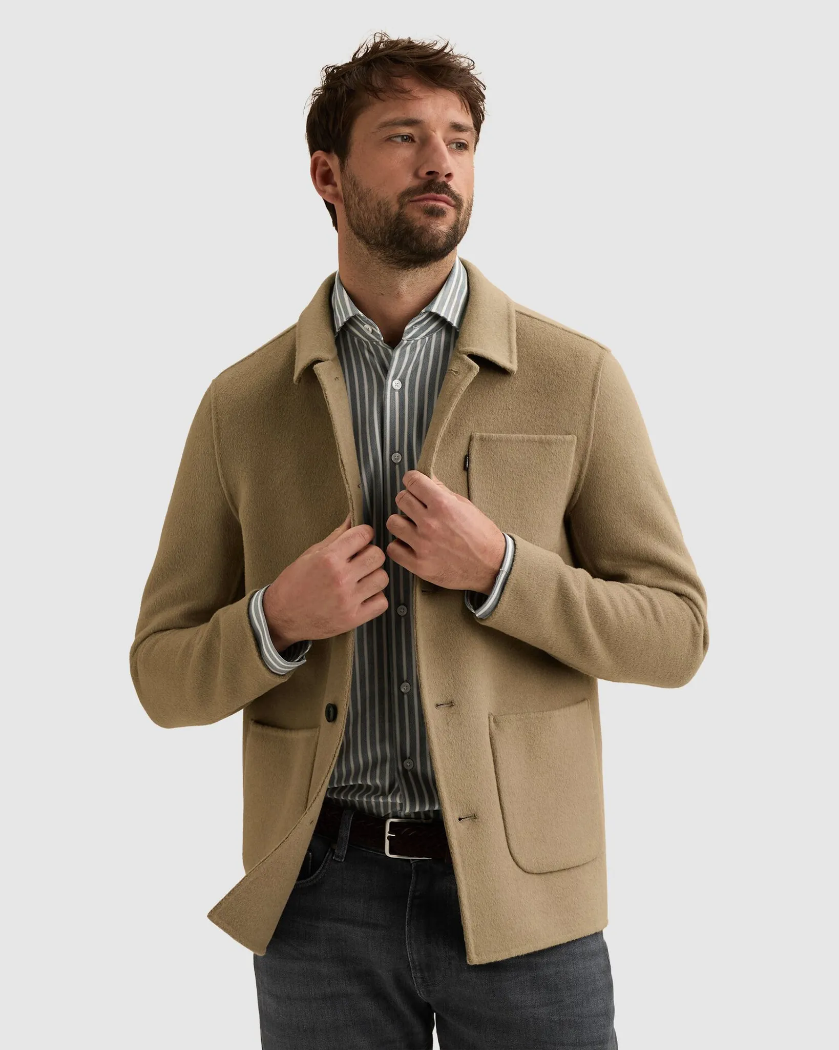 Vanguard Overshirt Beige 113324-001-L
