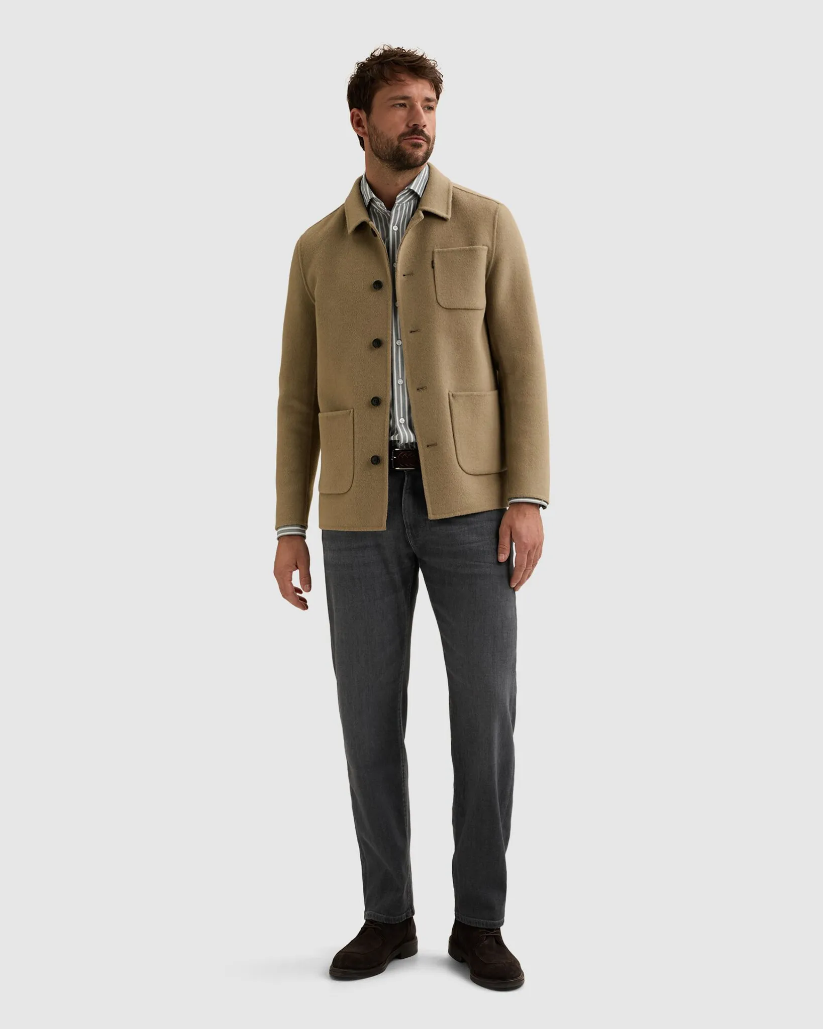 Vanguard Overshirt Beige 113324-001-L
