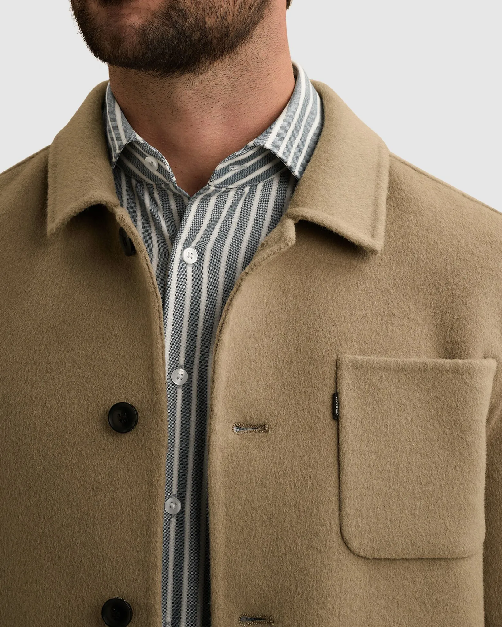 Vanguard Overshirt Beige 113324-001-L