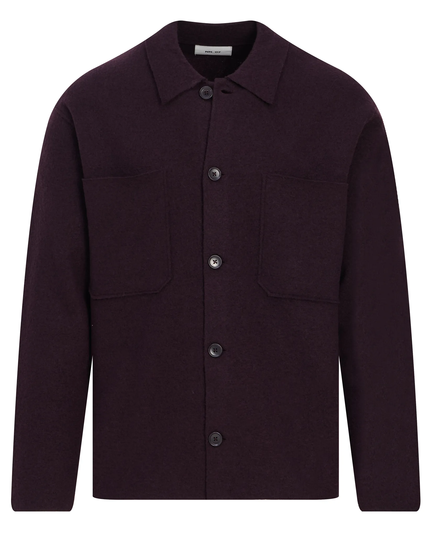 NN07 Jonas Overshirt Bordeaux 113455-001-L