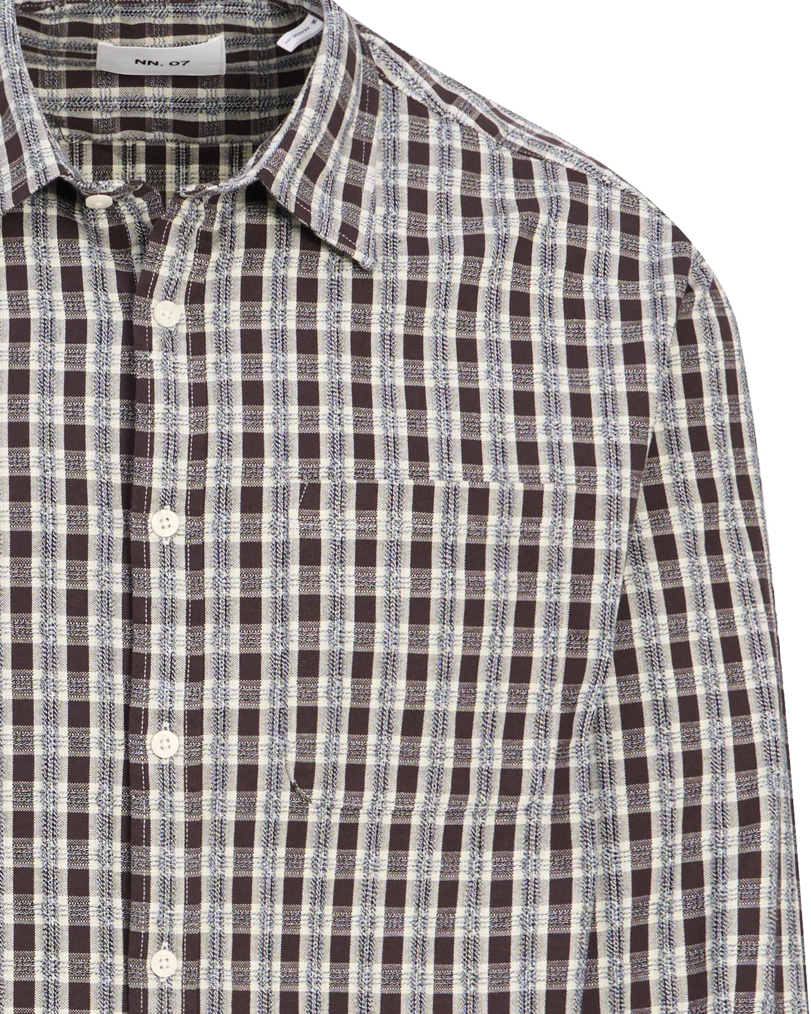 NN07 Deon Casual Overhemd Bruin 113460-001-L
