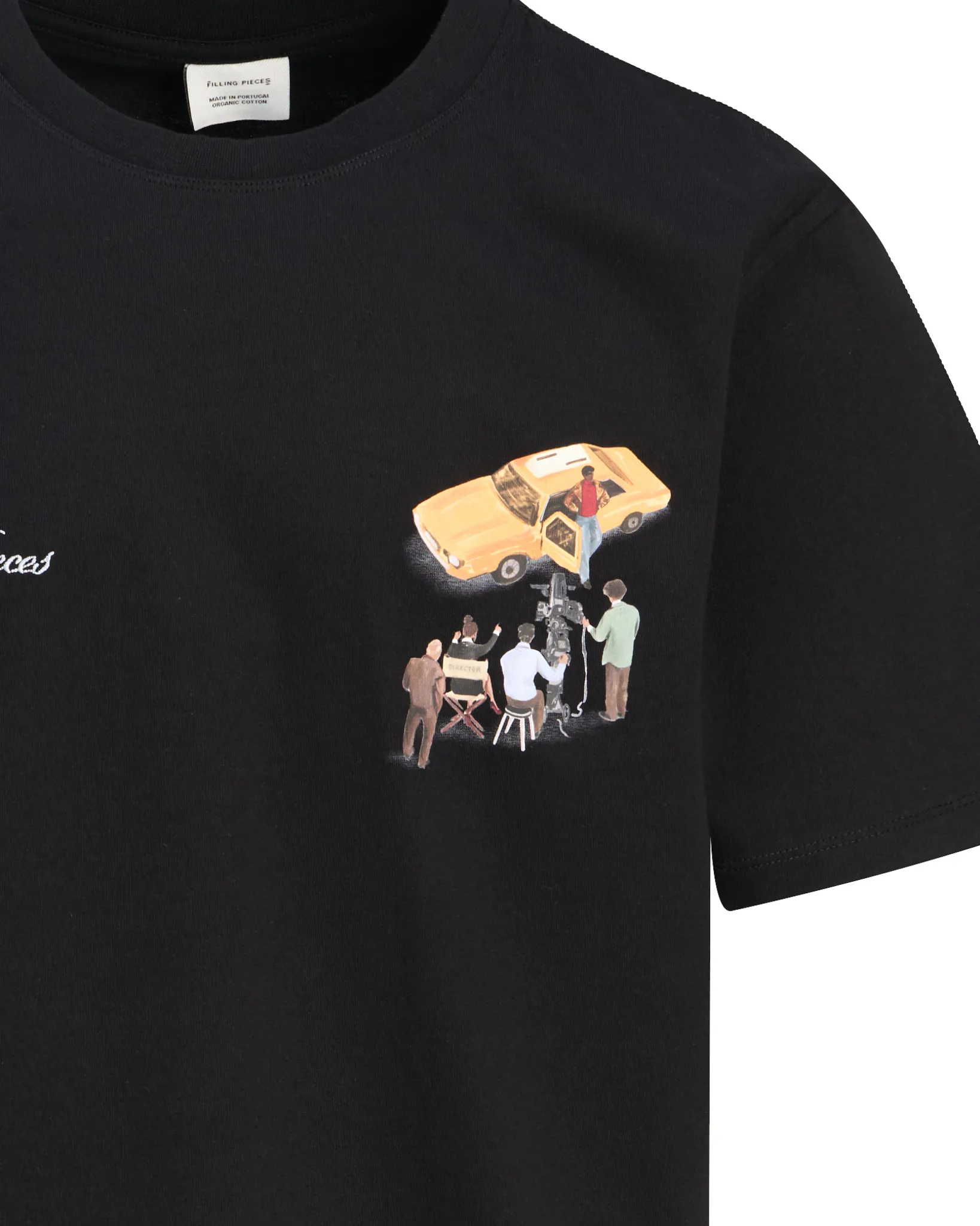 Filling Pieces Film Set T-shirt  Zwart 113505-001-L