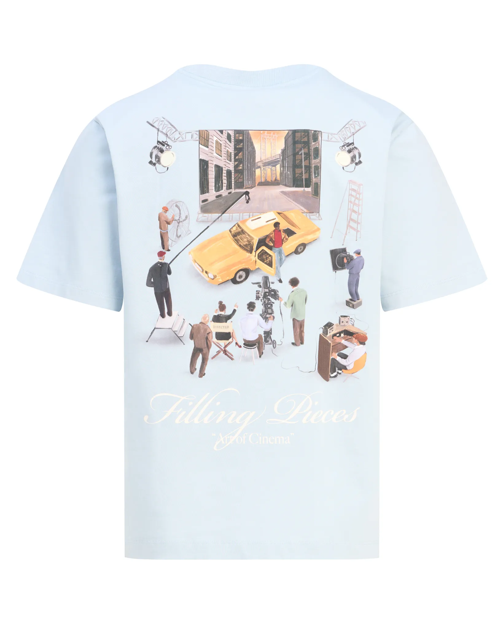 Filling Pieces Film Set T-shirt  Blauw 113506-001-L