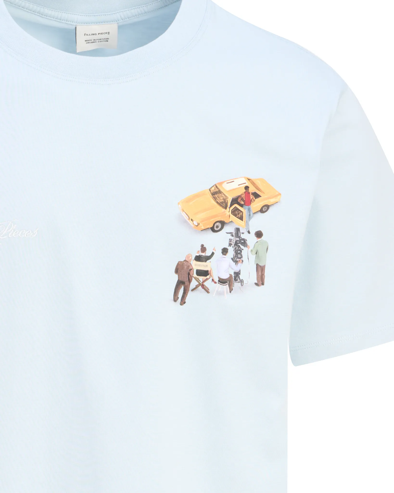 Filling Pieces Film Set T-shirt  Blauw 113506-001-L