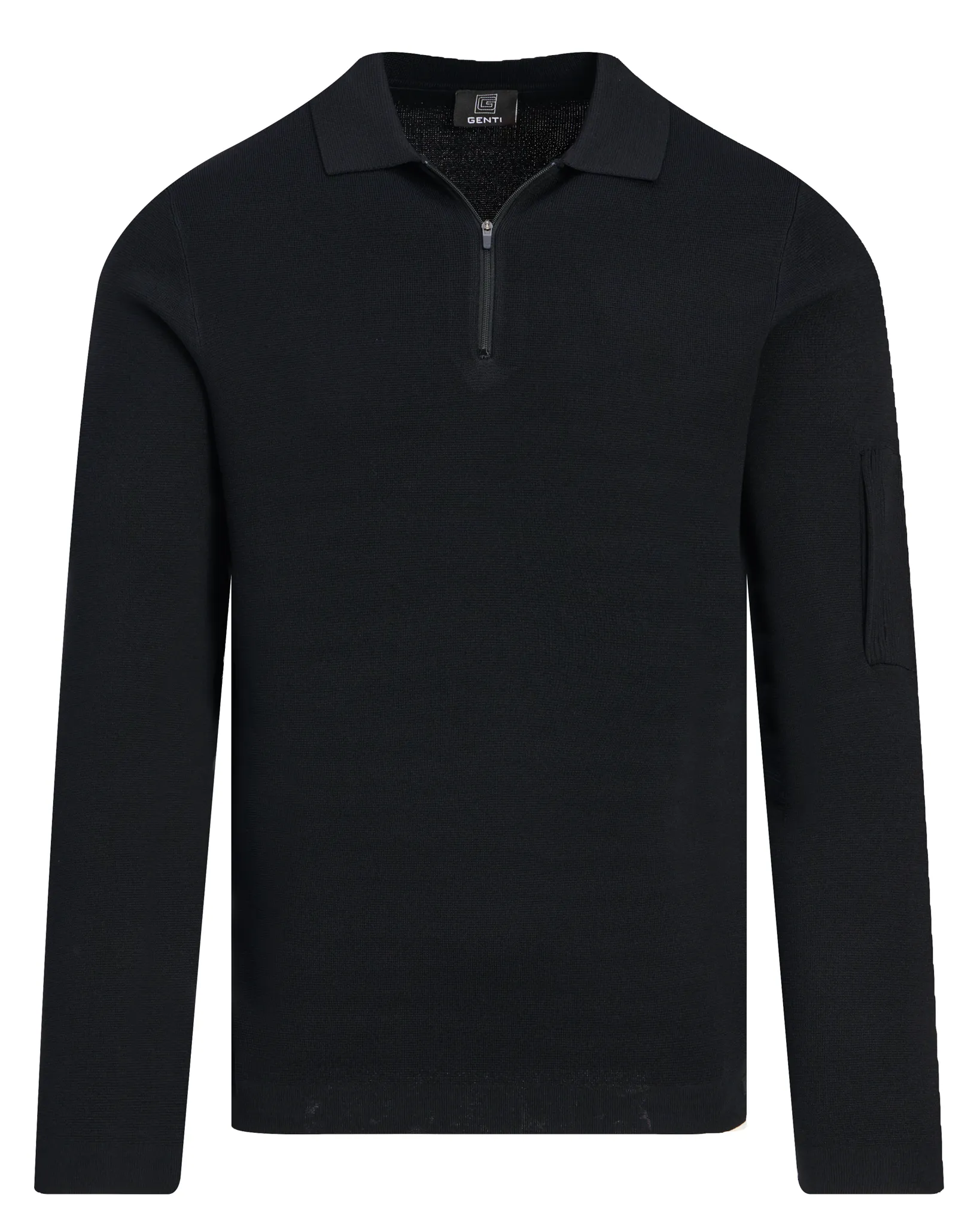 Genti Polo Zwart 113543-001-L