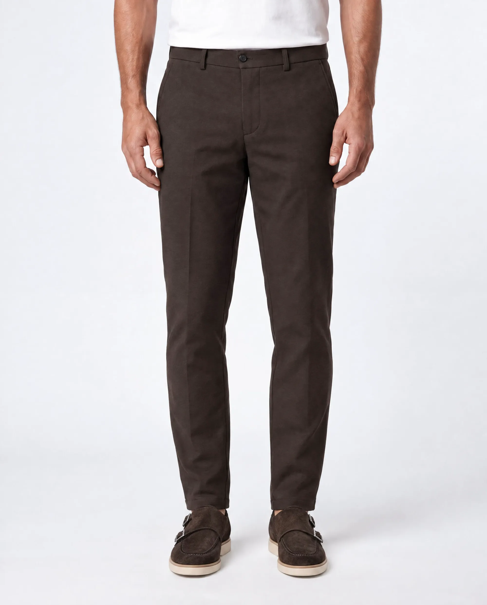 Genti Pantalon Donker bruin 113559-001-L