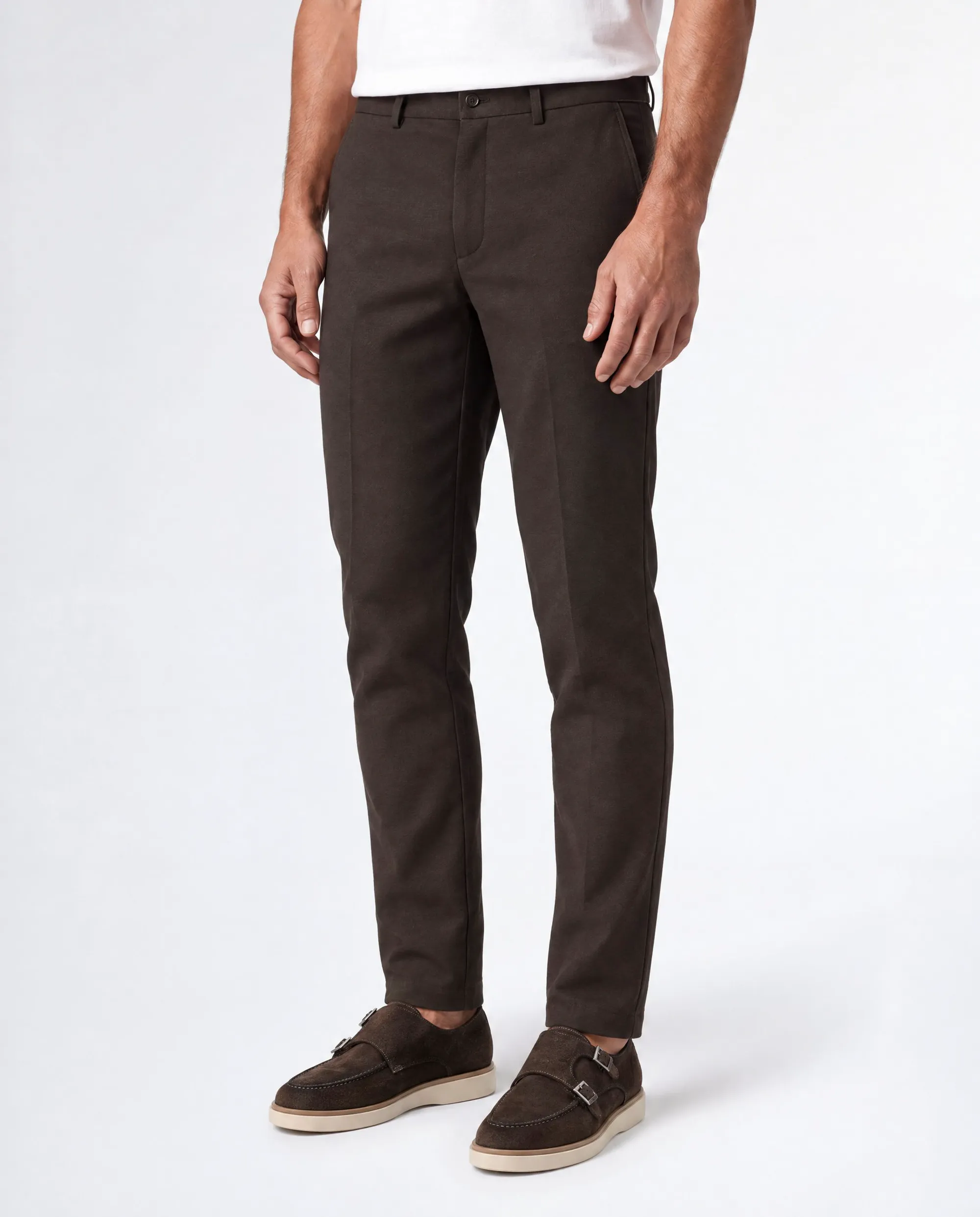 Genti Pantalon Donker bruin 113559-001-L