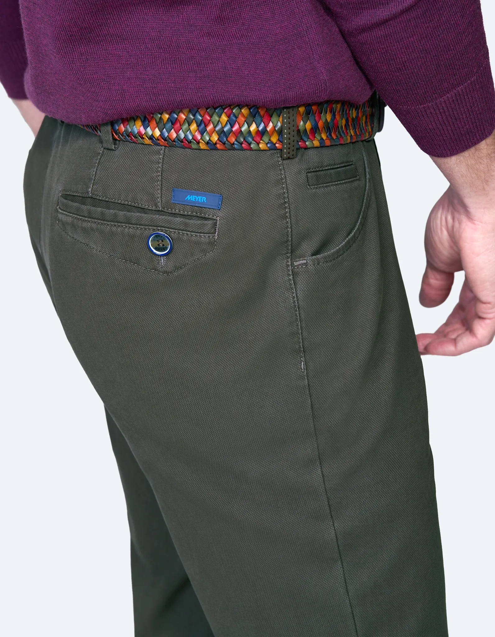 Meyer Dublin Pantalon Groen 113578-001-24