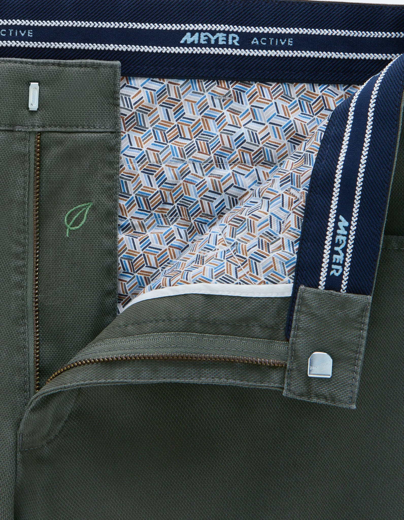 Meyer Dublin Pantalon Groen 113578-001-24