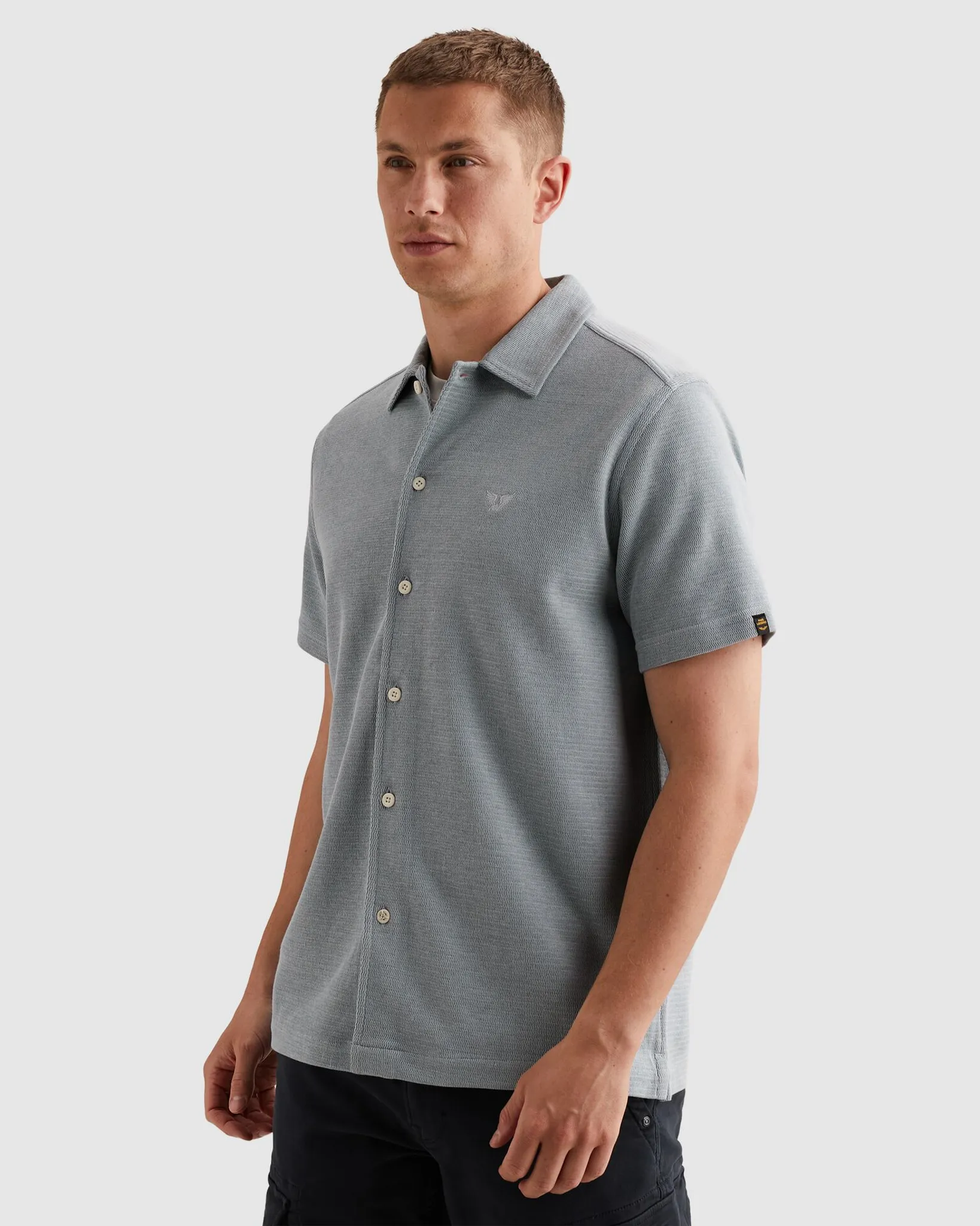PME Legend Casual Overhemd Grijs 113604-001-L