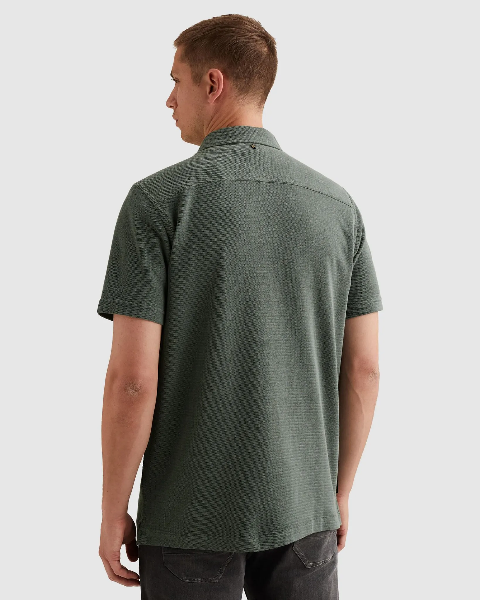PME Legend Casual Overhemd Groen 113605-001-L