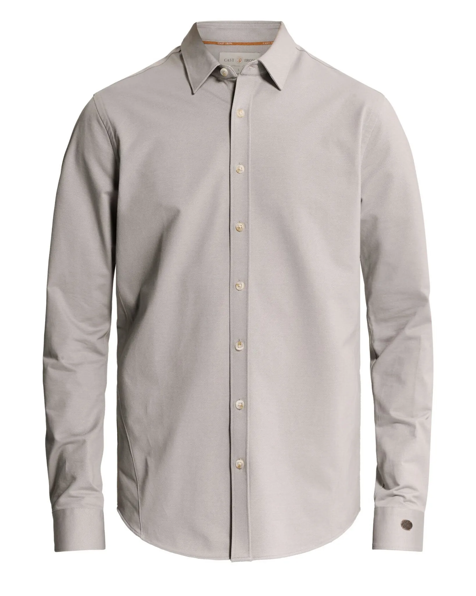 Cast Iron Casual overhemd Grijs 113633-001-L