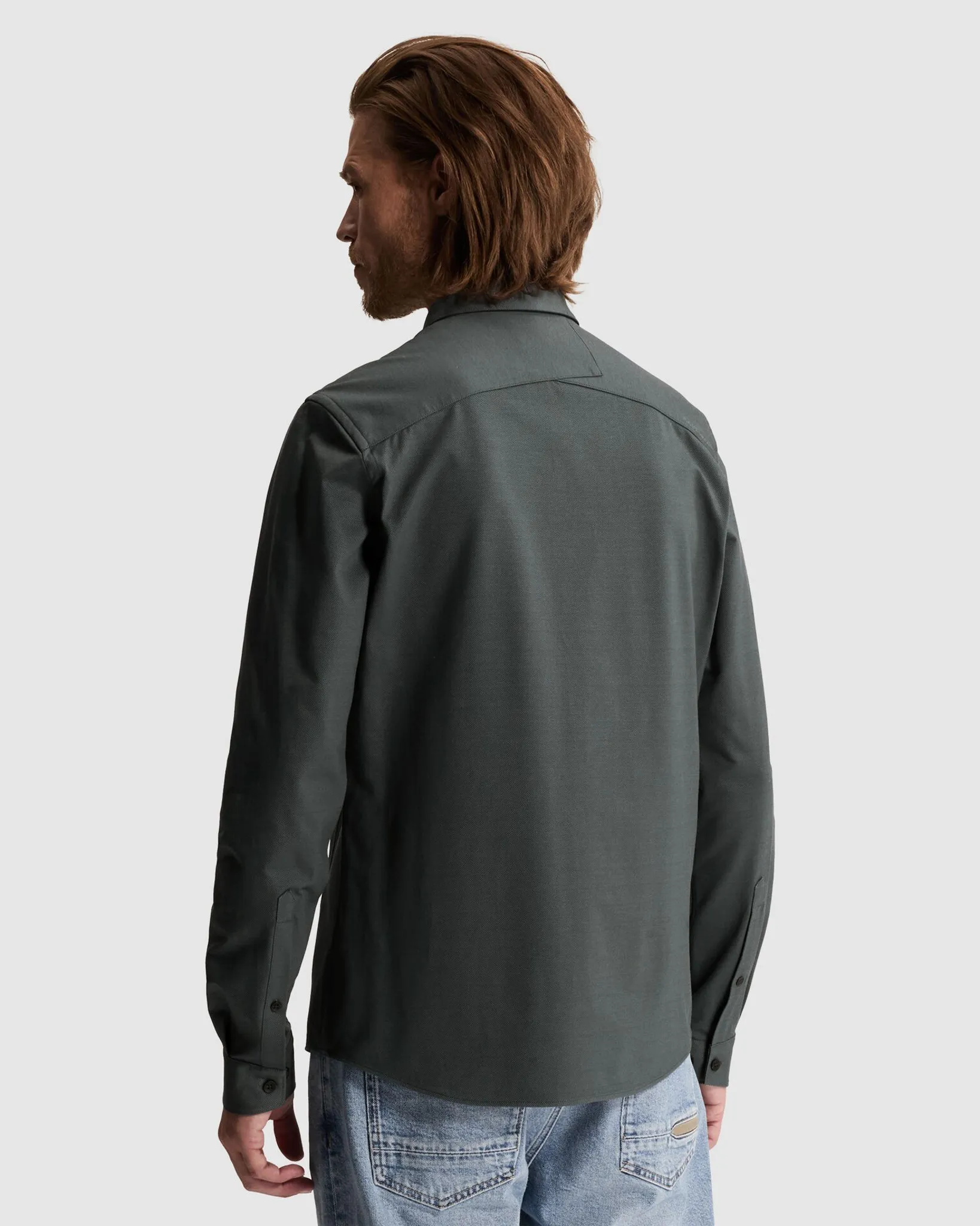 Cast Iron Casual overhemd Antraciet 113634-001-L