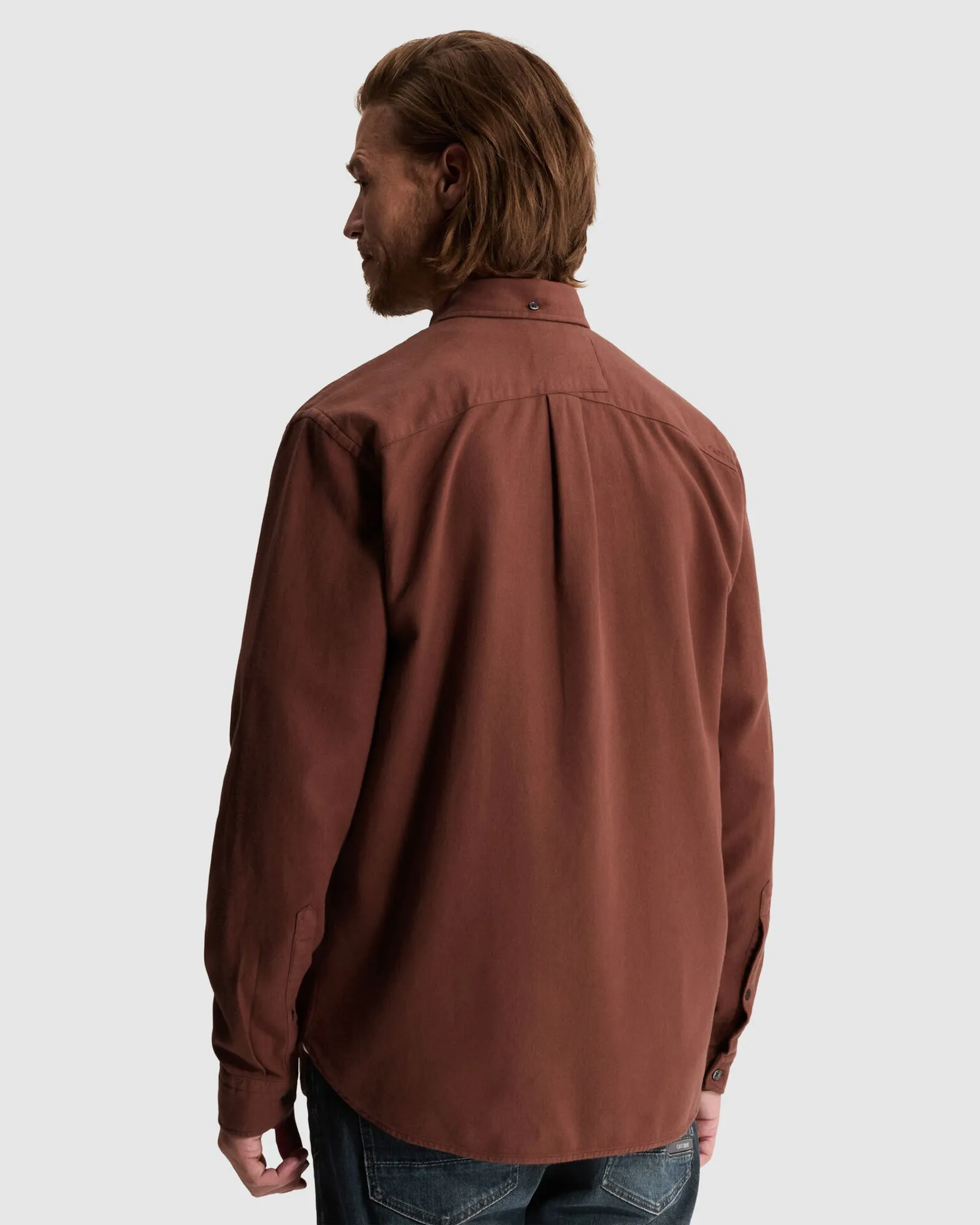 Cast Iron Casual overhemd Bruin 113635-001-L