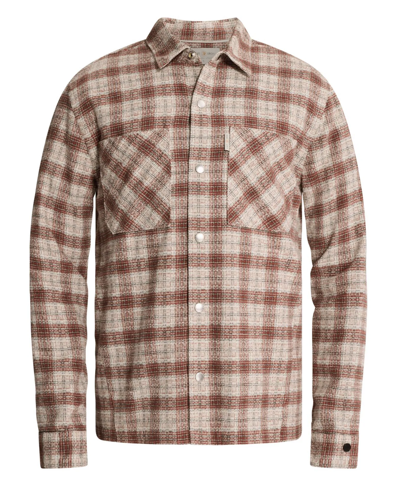 Cast Iron Casual overhemd Rood 113636-001-L