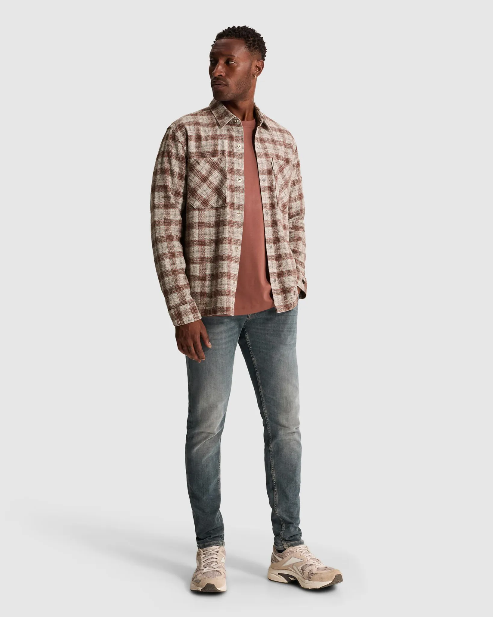 Cast Iron Casual overhemd Rood 113636-001-L