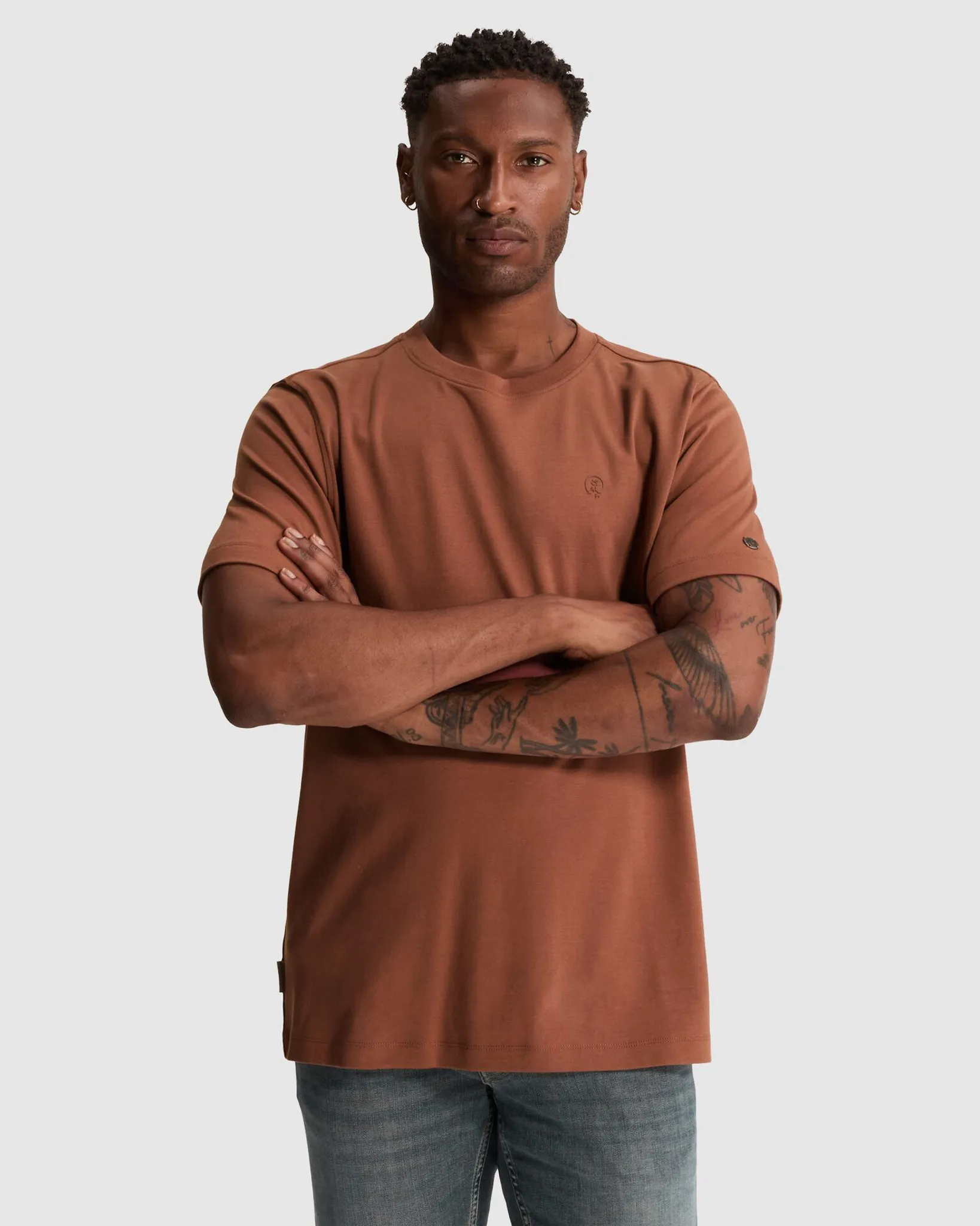 Cast Iron T-shirt Rood 113641-001-L