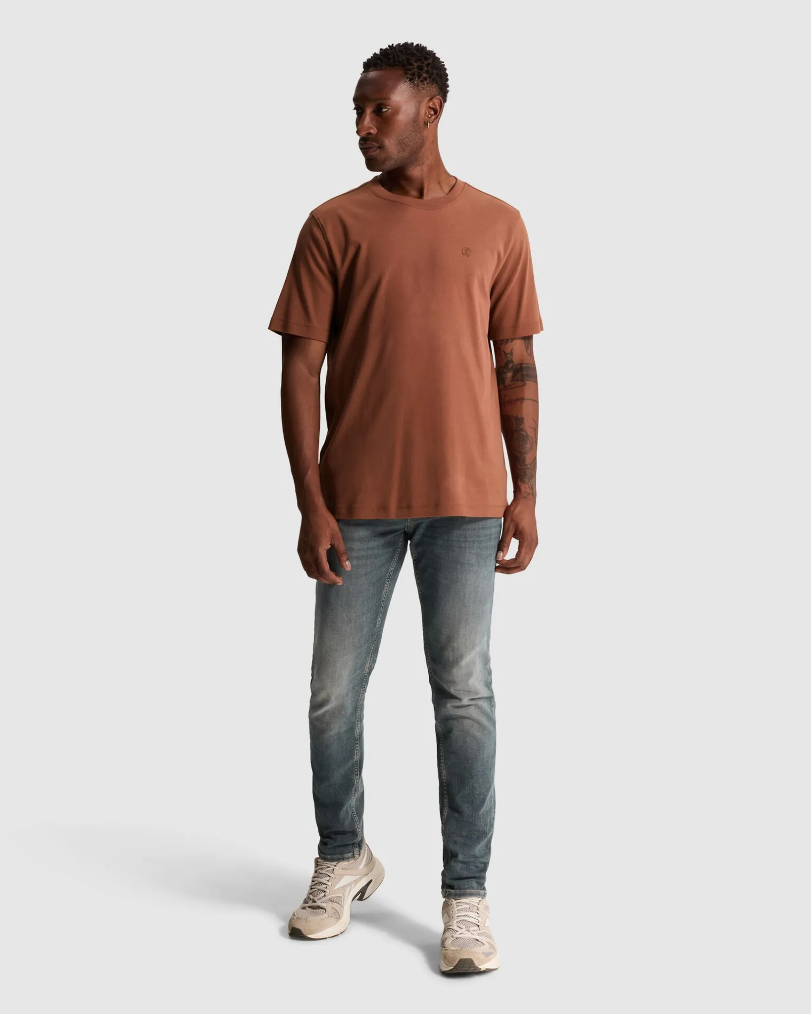 Cast Iron T-shirt Rood 113641-001-L