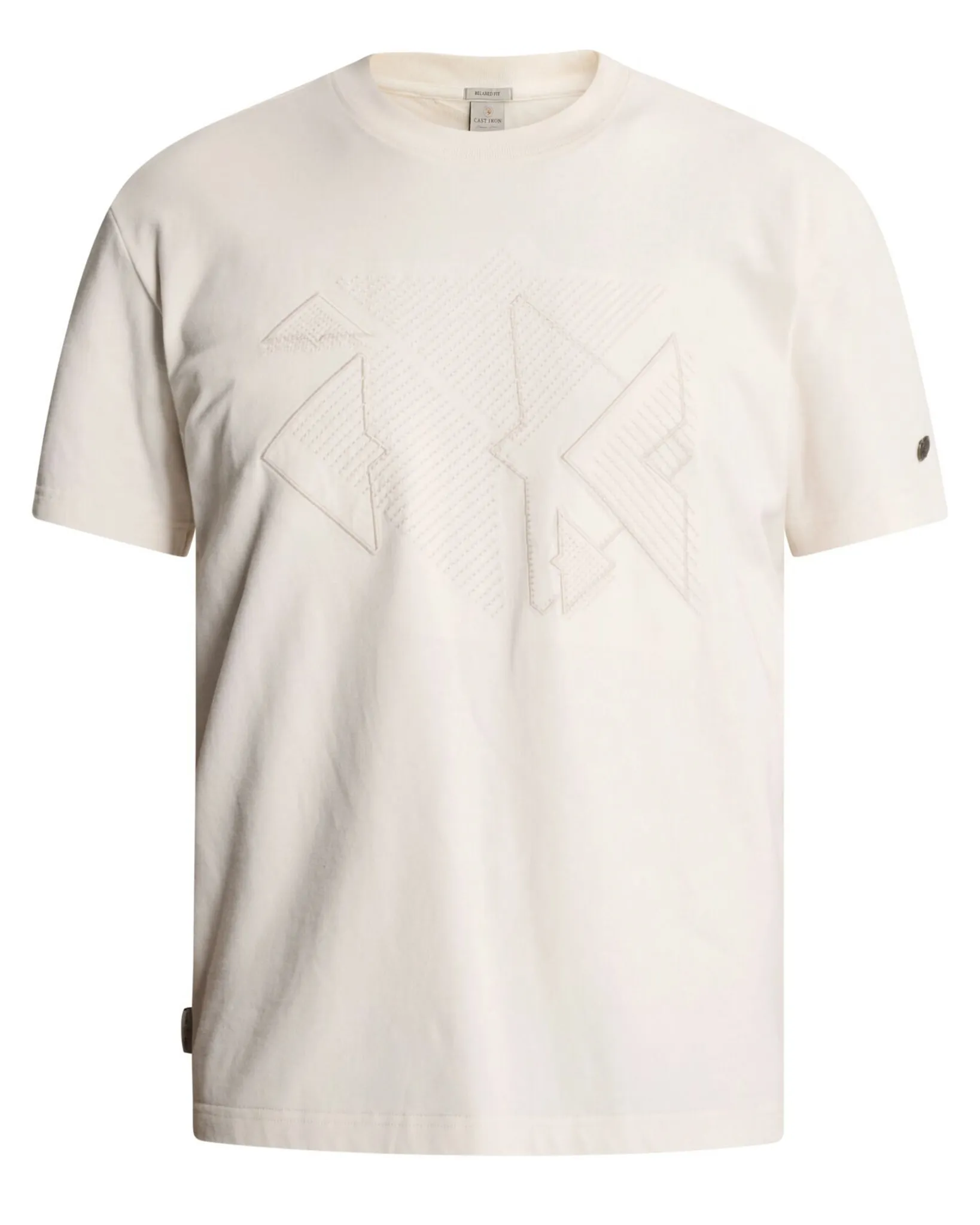 Cast Iron T-shirt Wit 113642-001-L