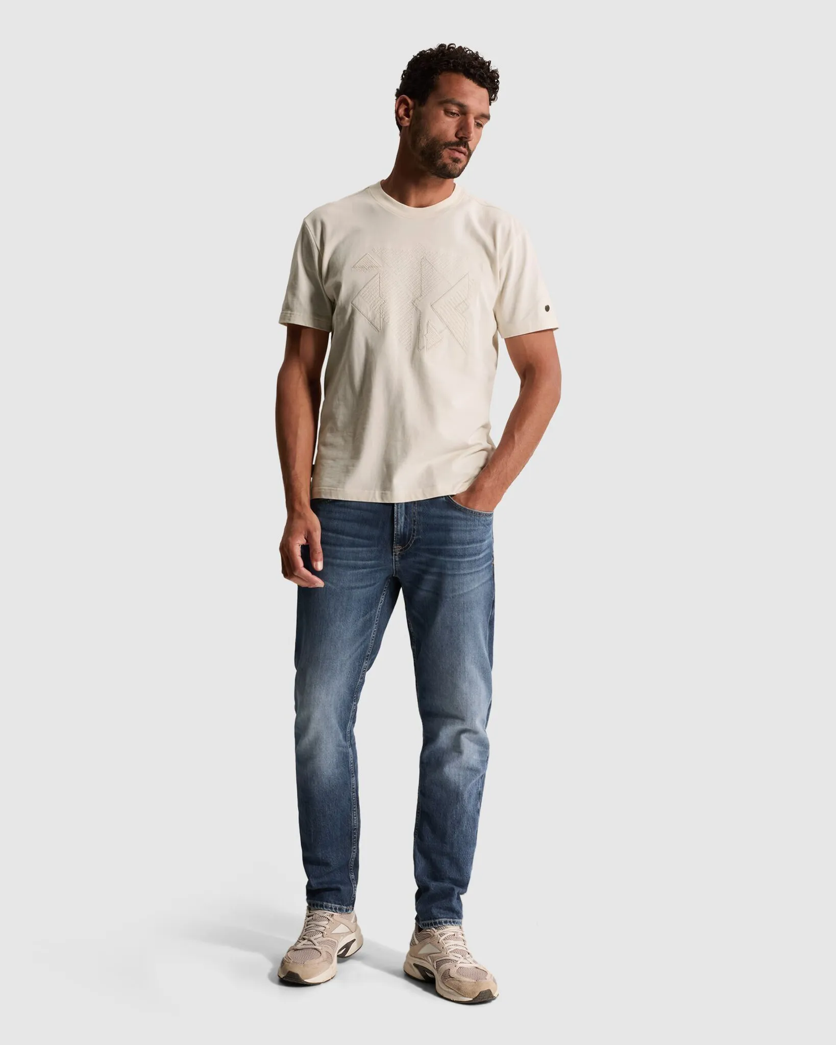 Cast Iron T-shirt Wit 113642-001-L