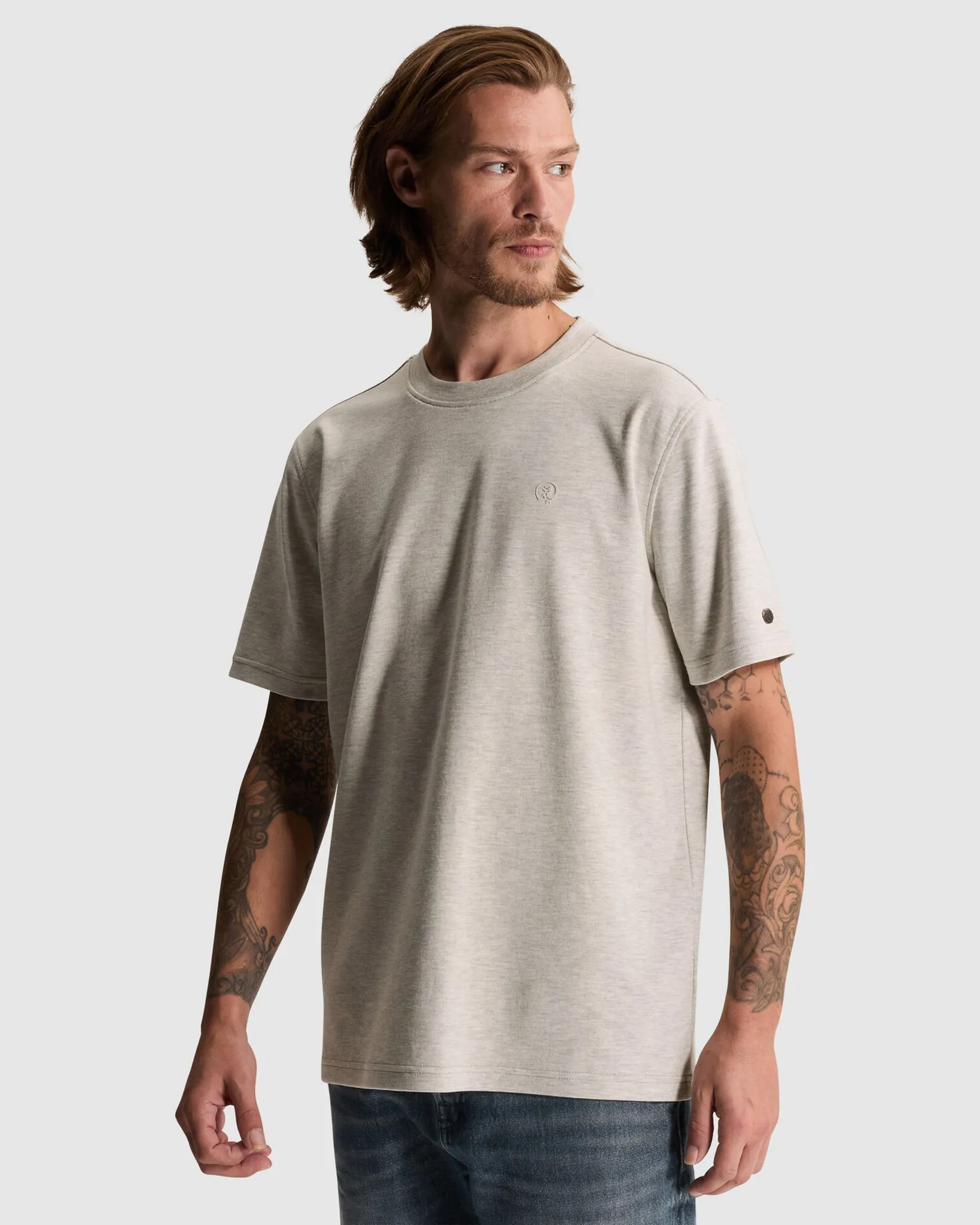 Cast Iron T-shirt Grijs 113643-001-L